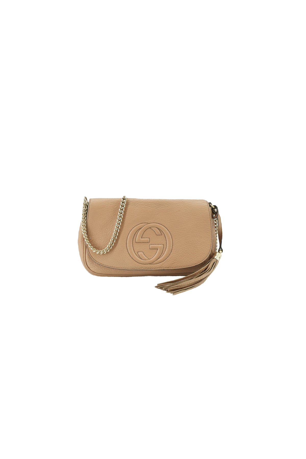 Gucci brown GG soho chain shoulder bag 336752 213317