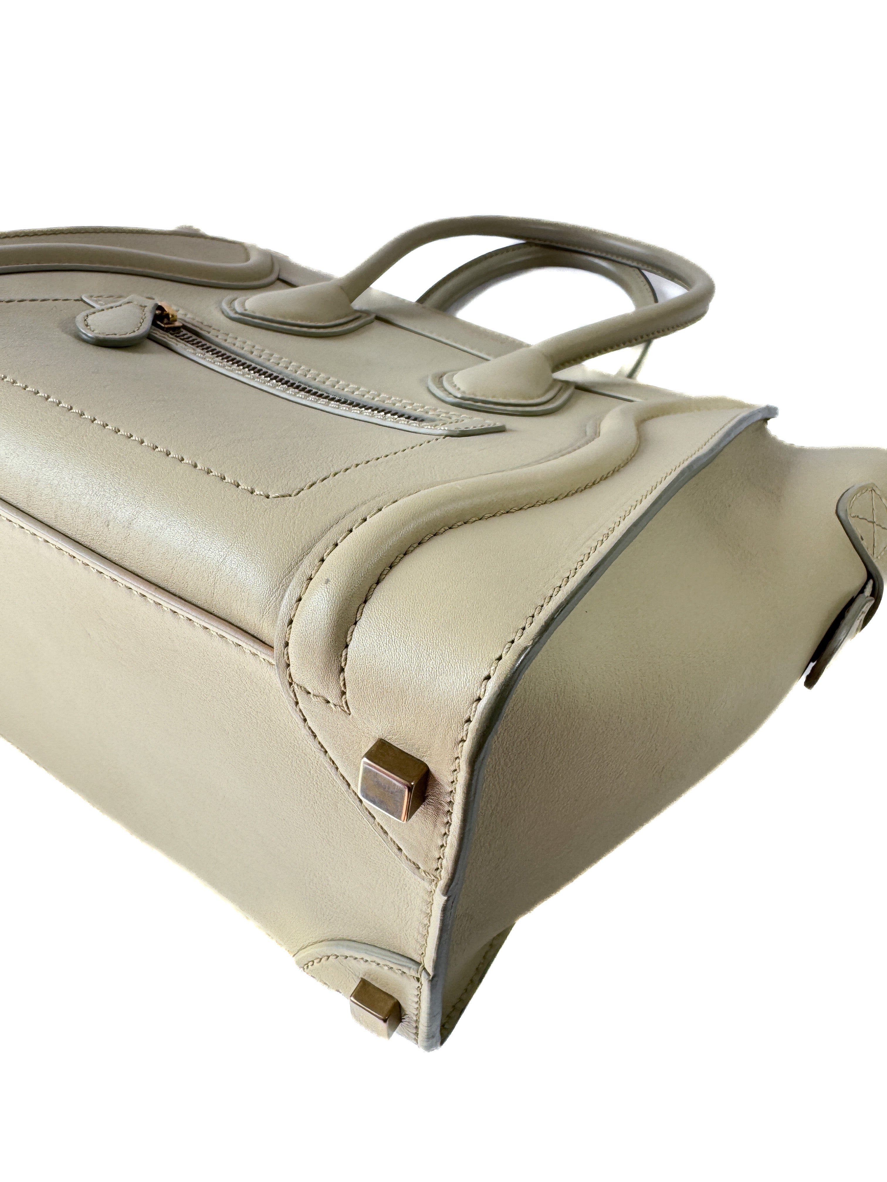 Celine neutral micro Luggage tote S-CT-0124