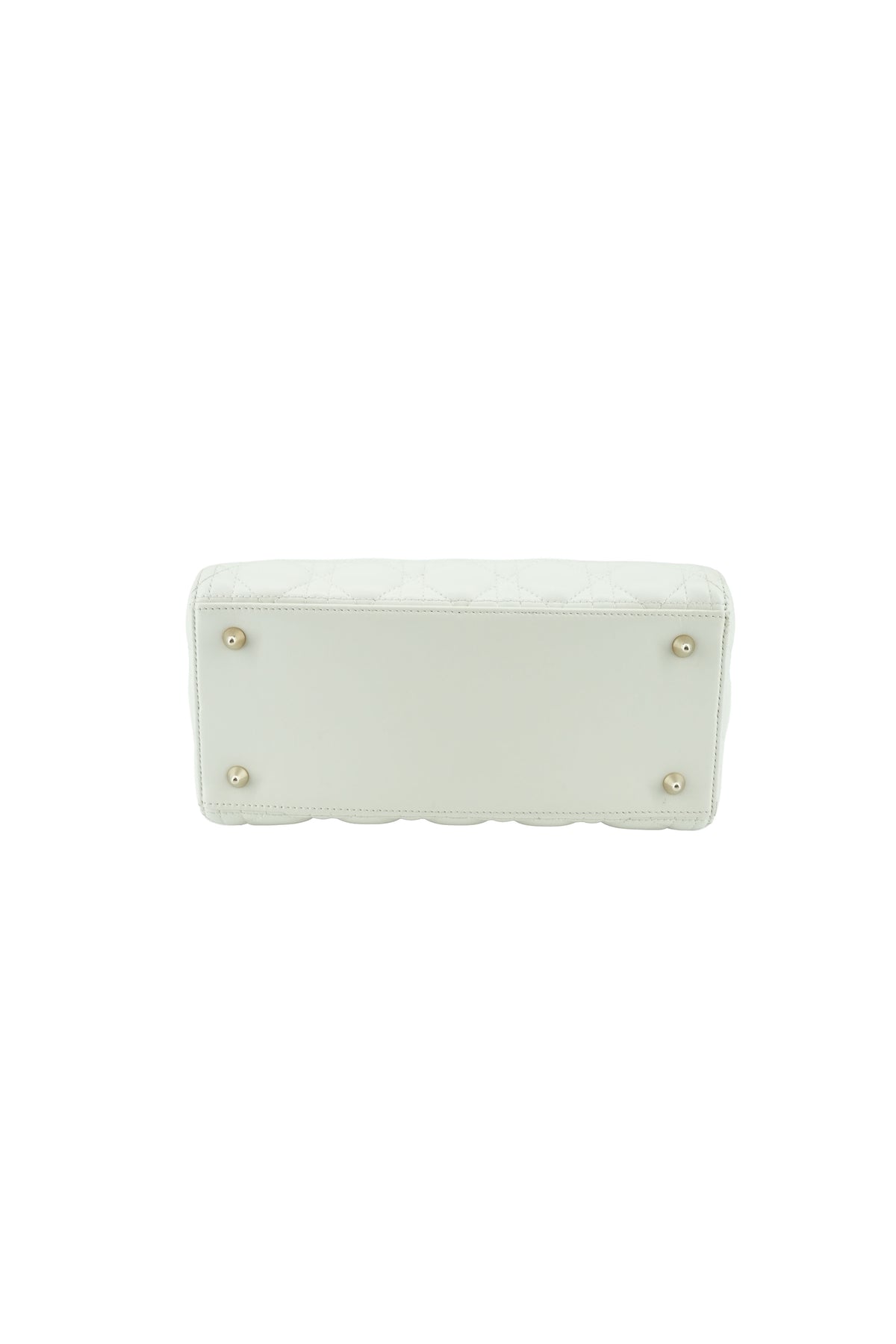Dior off white Cannage Medium Lady Dior 0252