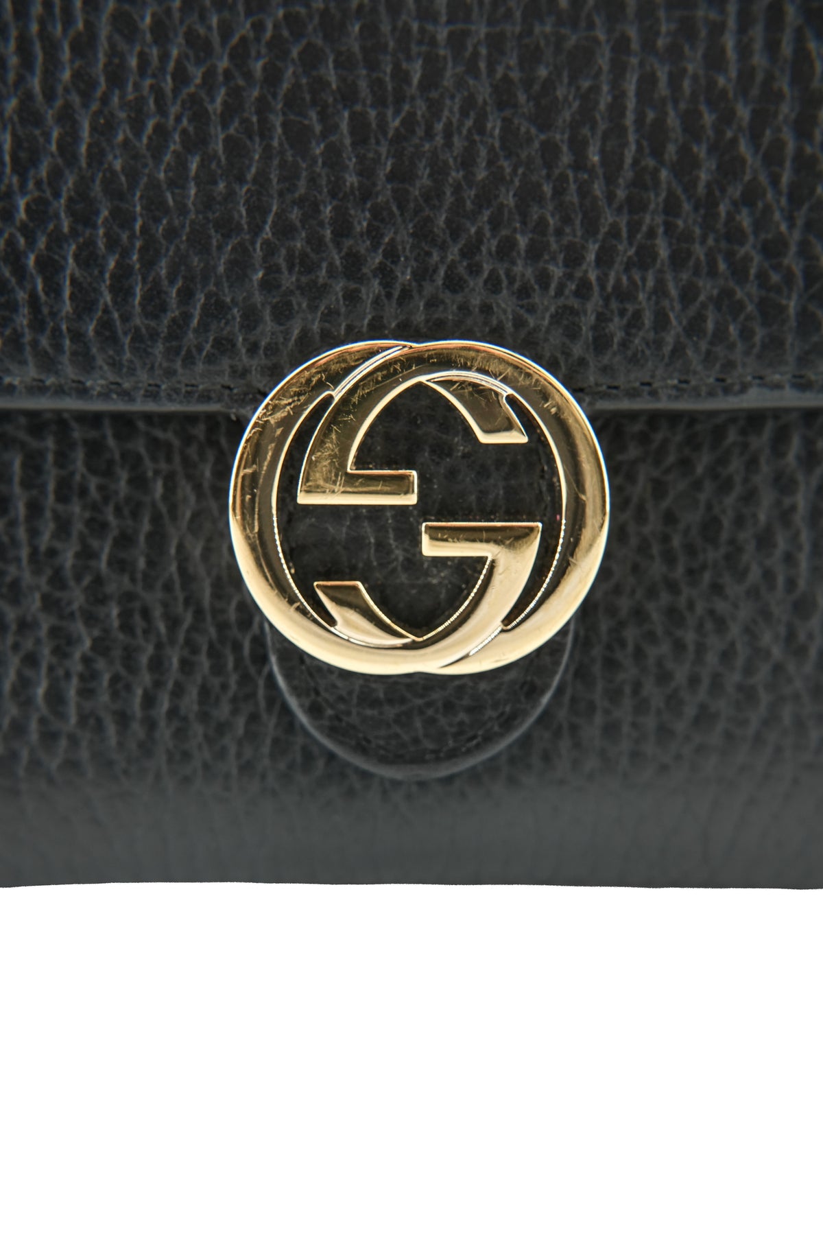 Gucci black long Interlocking GG wallet 598166 525040