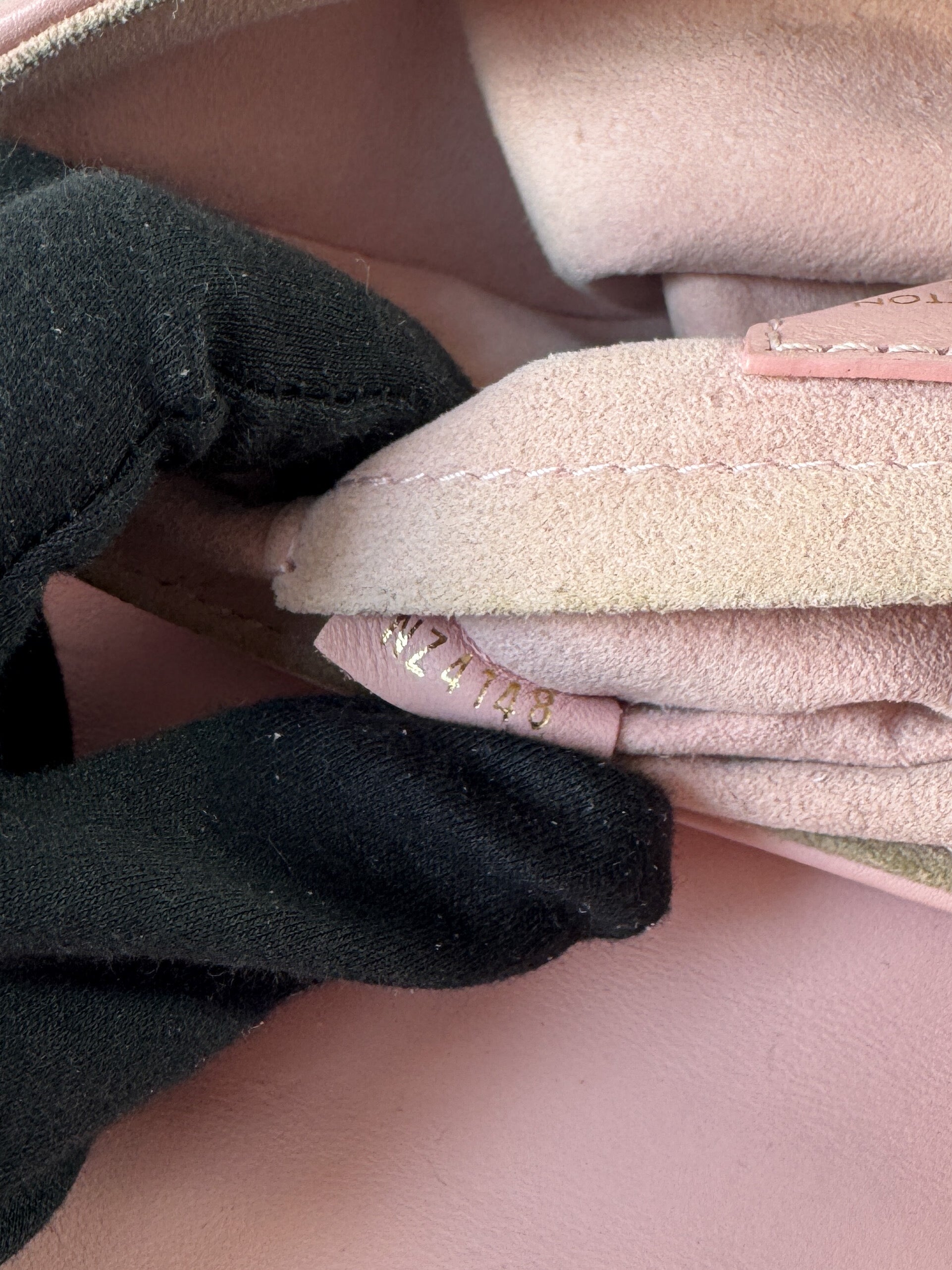 Louis Vuitton pink New Wave chain leopard crossbody PM