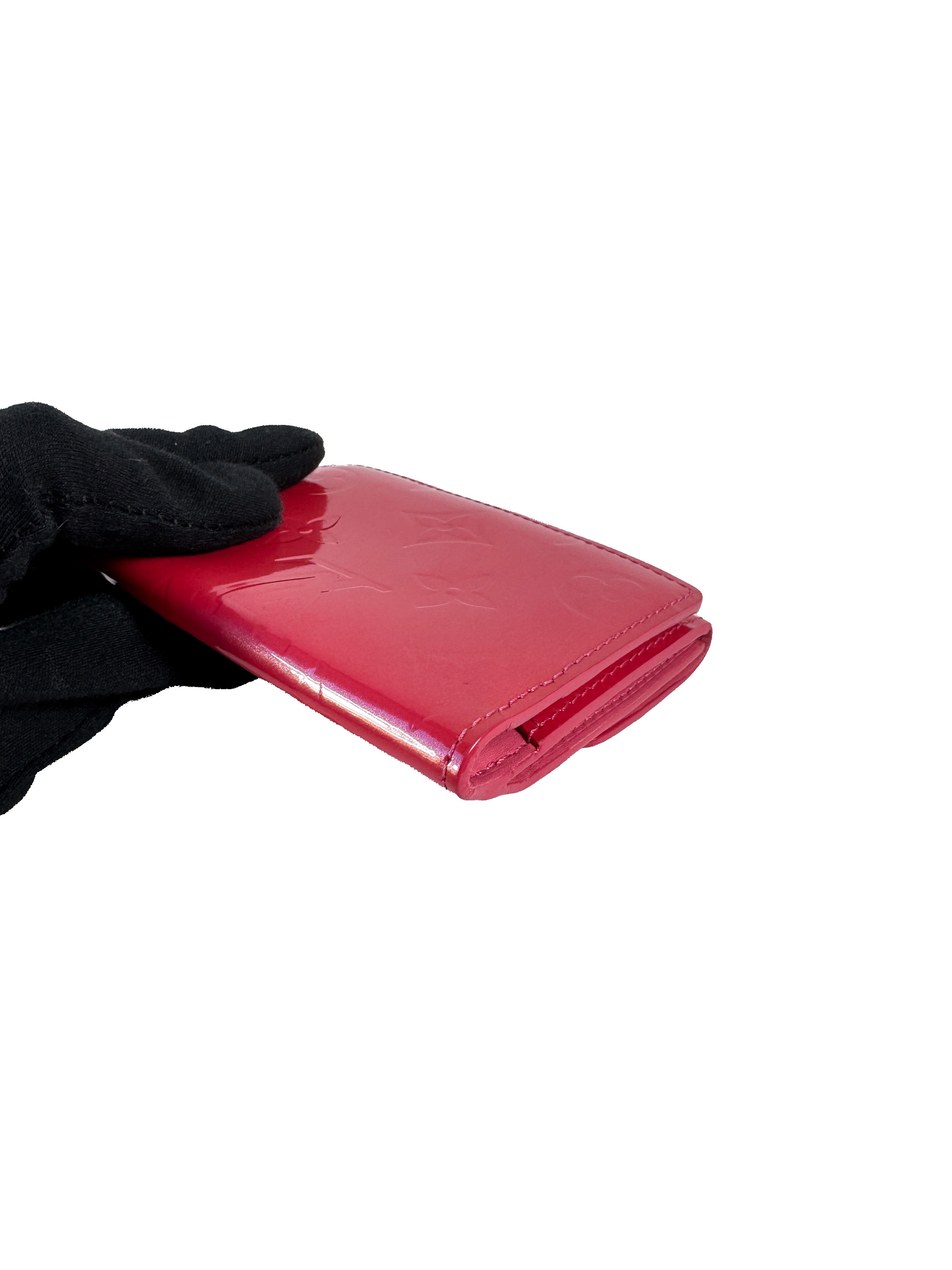 Louis Vuitton vernis Framboise Ludlow wallet SN1015