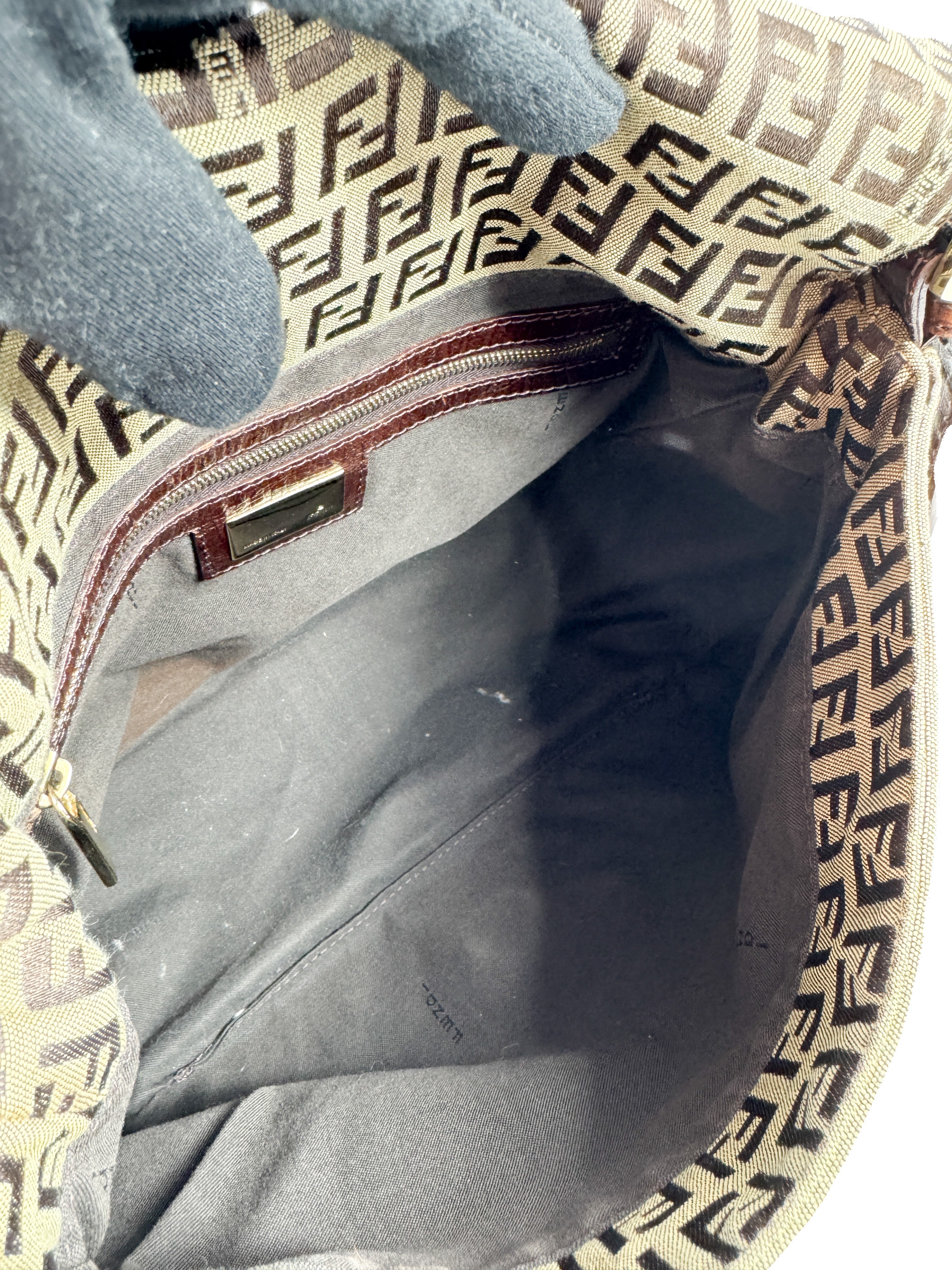 Fendi Zucchino Mama Baguette shoulder bag