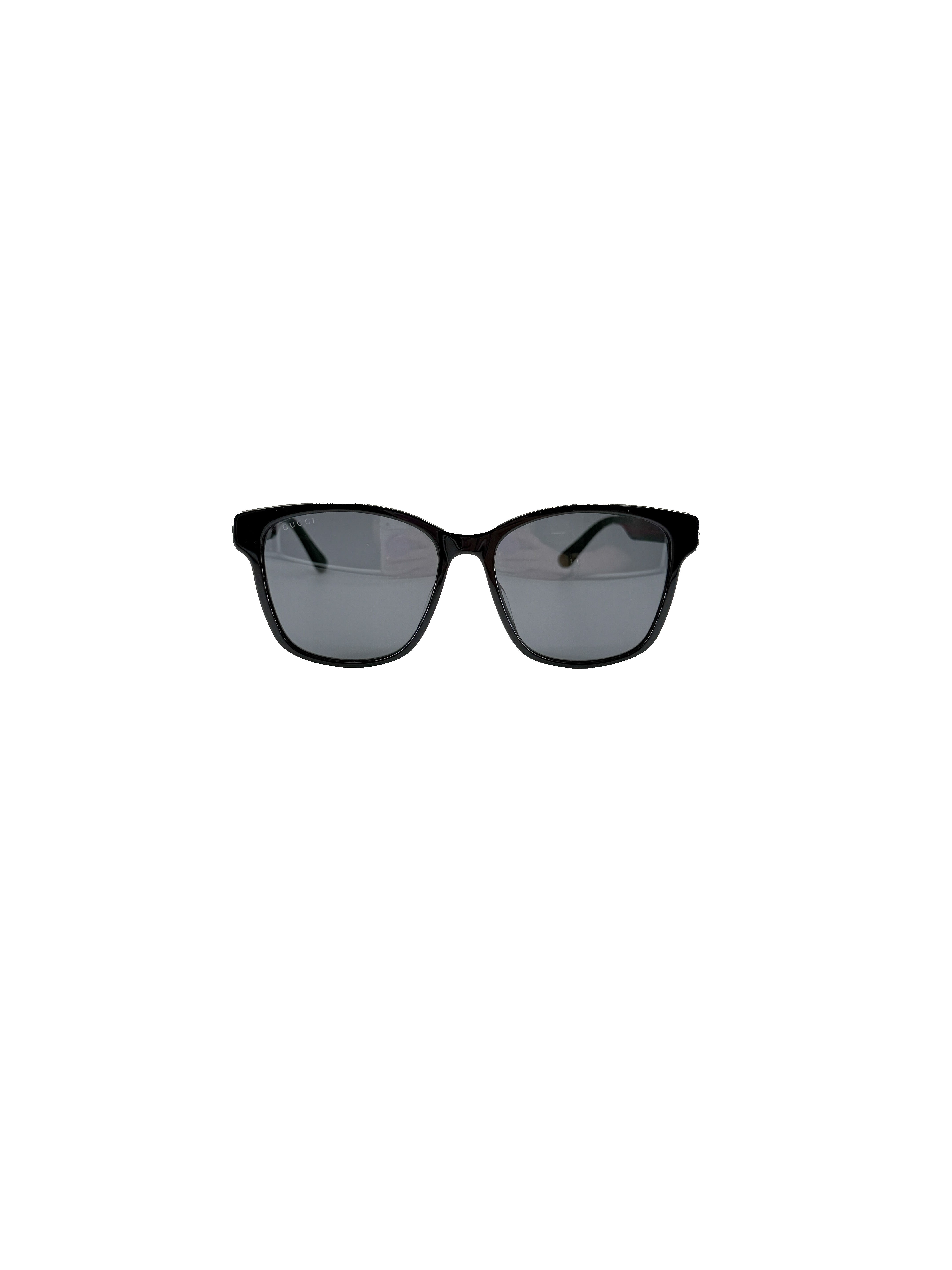 Gucci black supreme stripe sunglasses GG0417SK