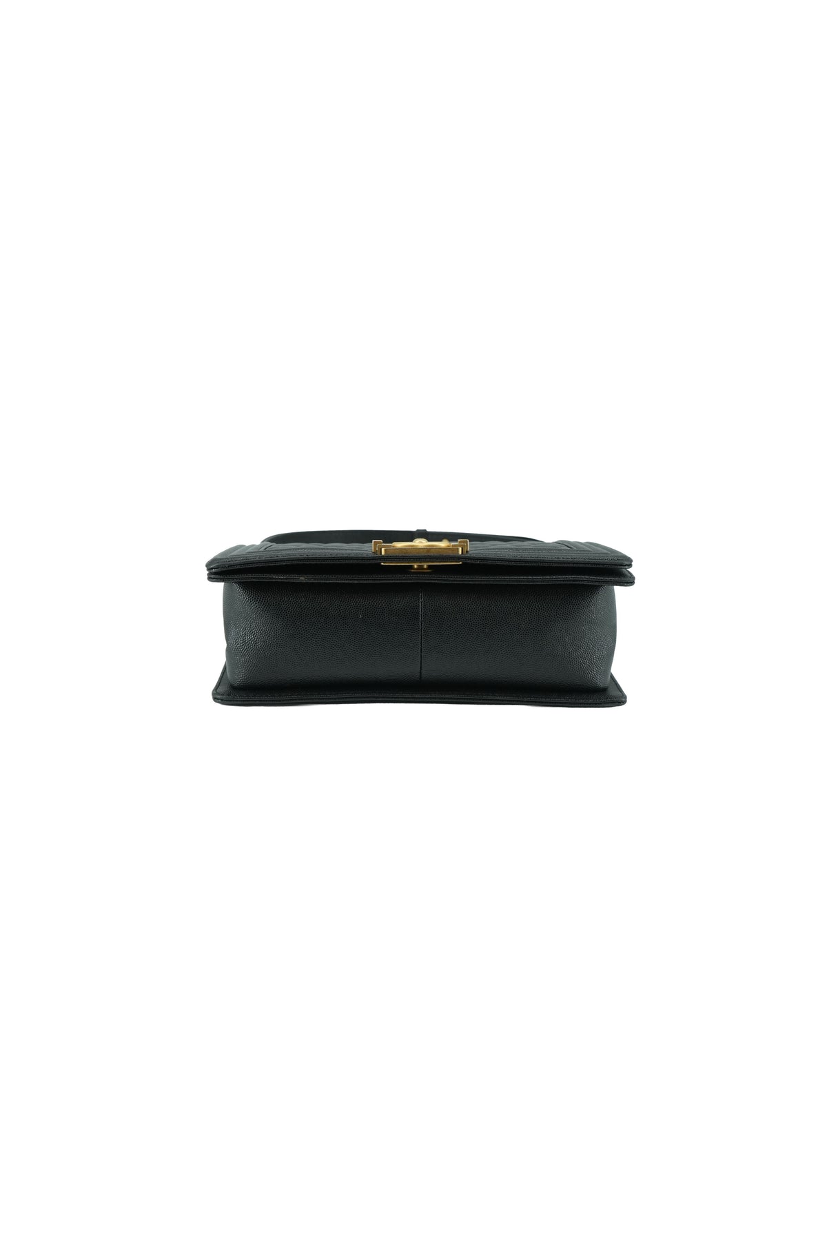 Chanel black caviar Boy bag GPU8KPG9