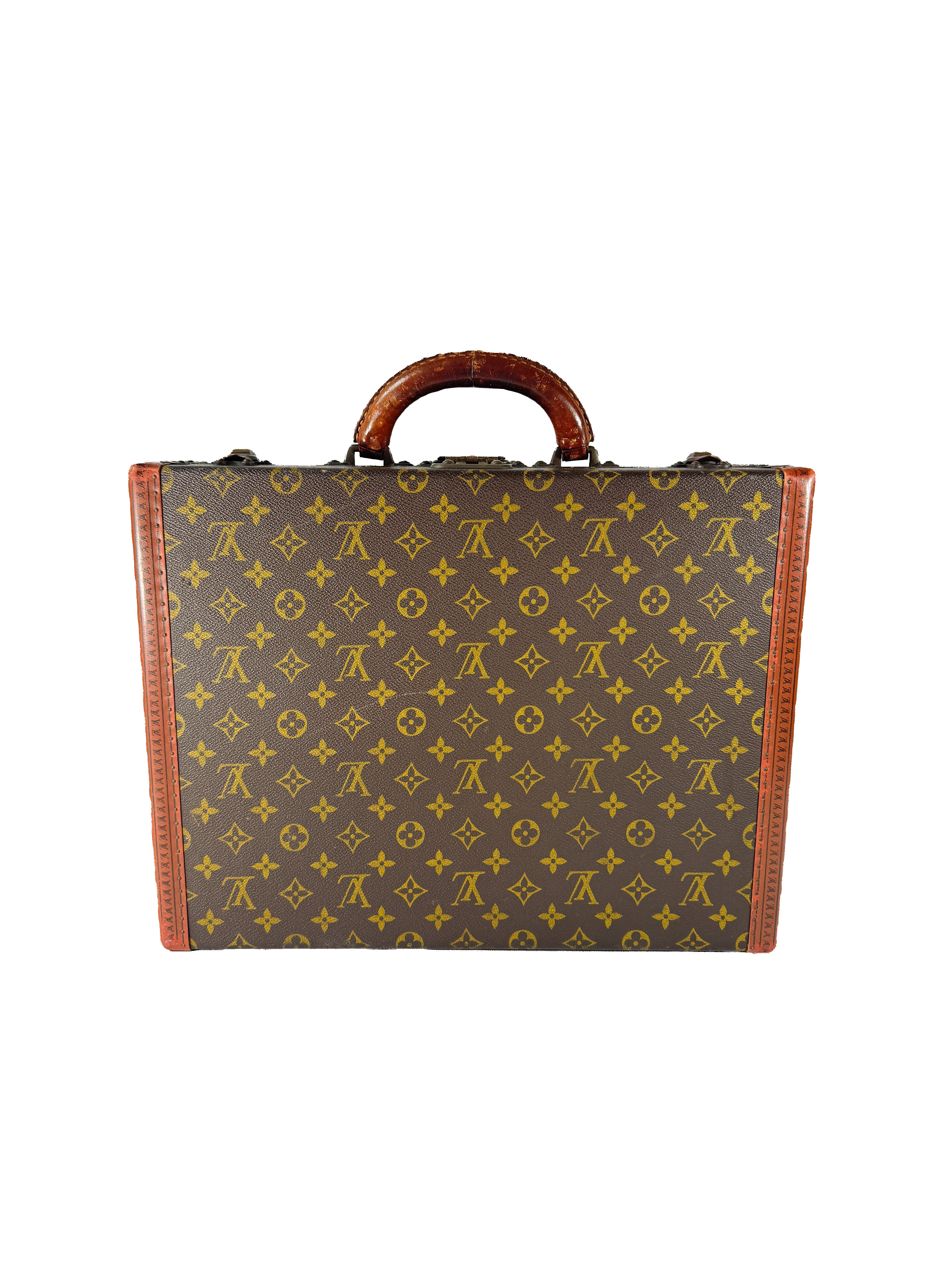 Louis Vuitton monogram 60s-80s vintage Cotteville 45 trunk 903220