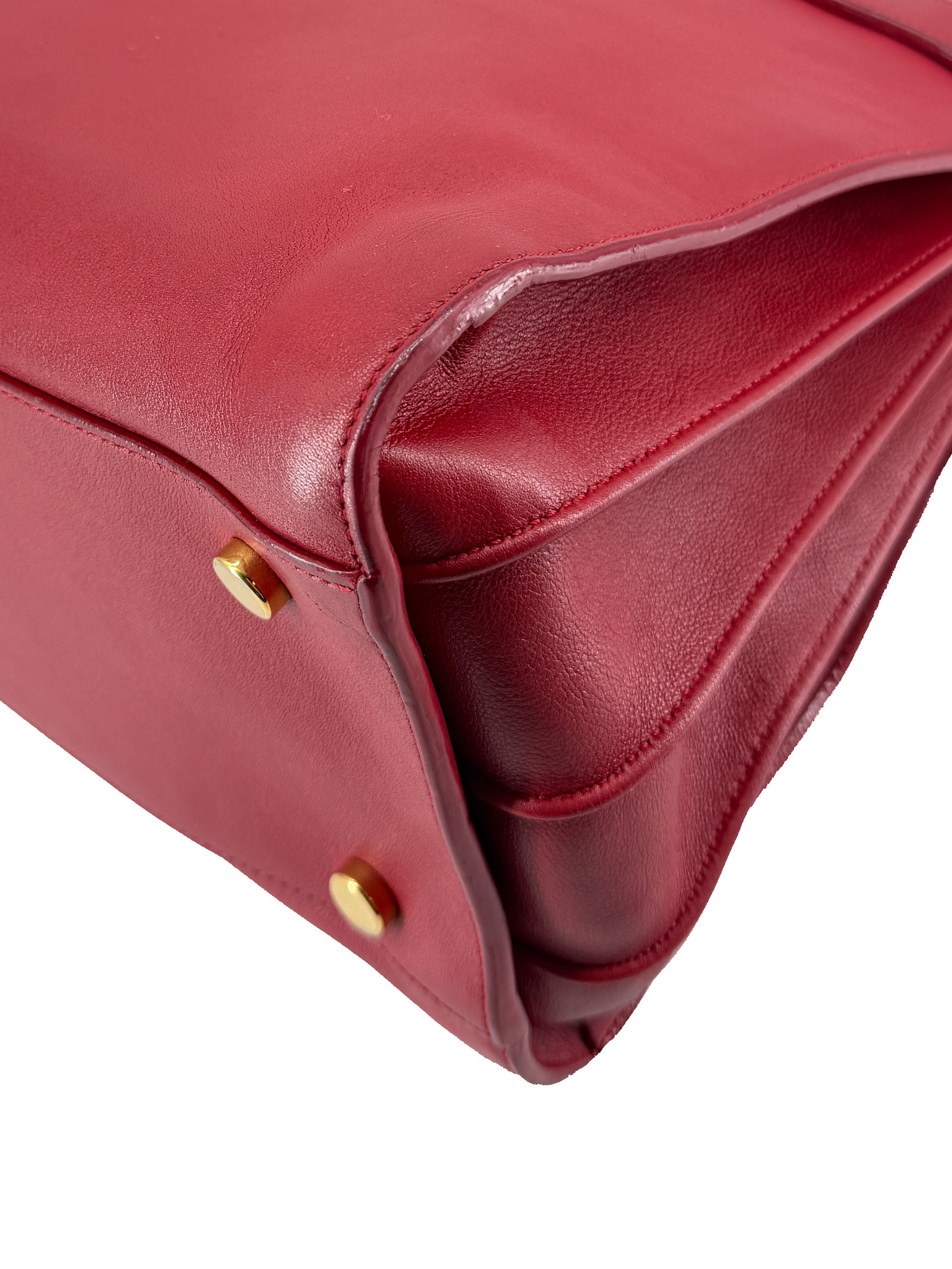 Saint Laurent red small Sac Du Jour 324823-527276