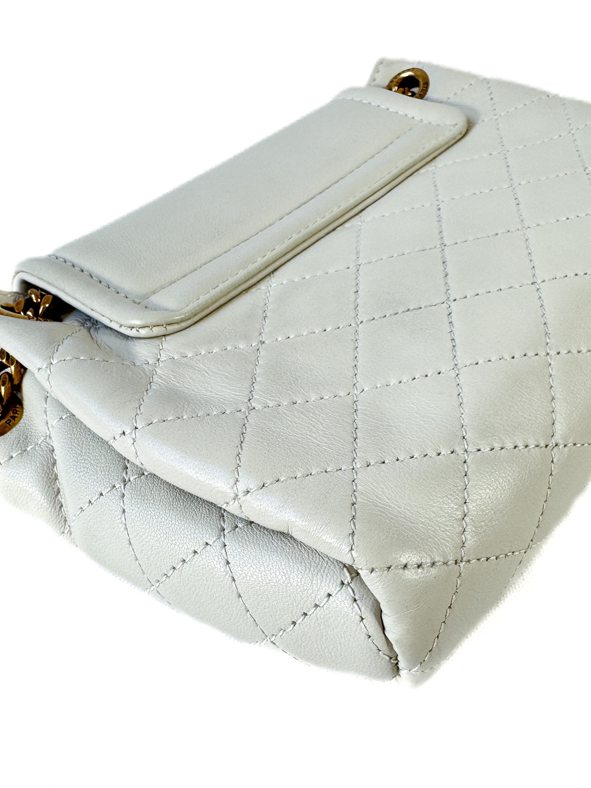 Saint Laurent white mini Nolita PMR 67236-0922