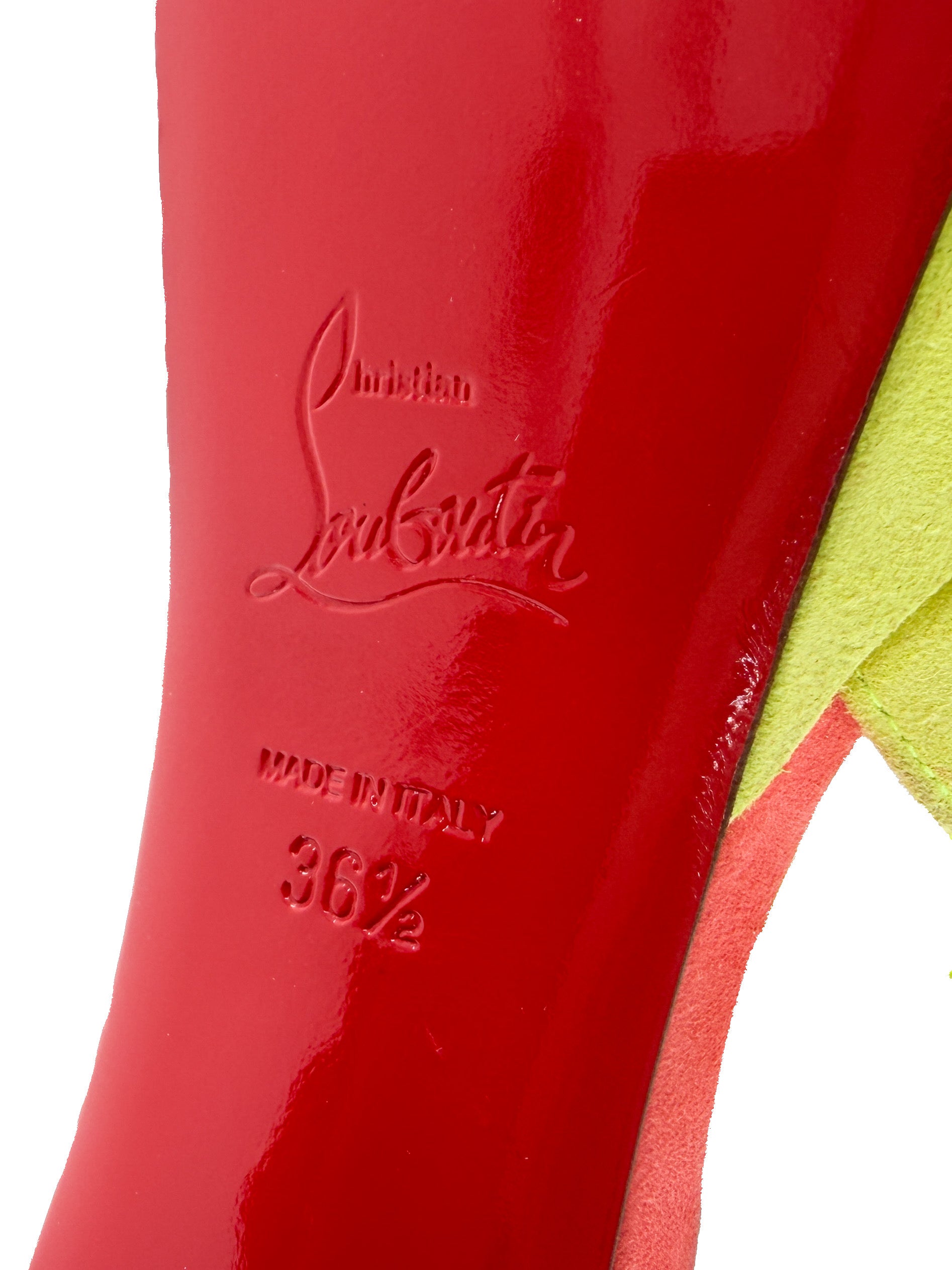 Christian Louboutin Loubi Bee Alta 130MM size 36.5 BOX