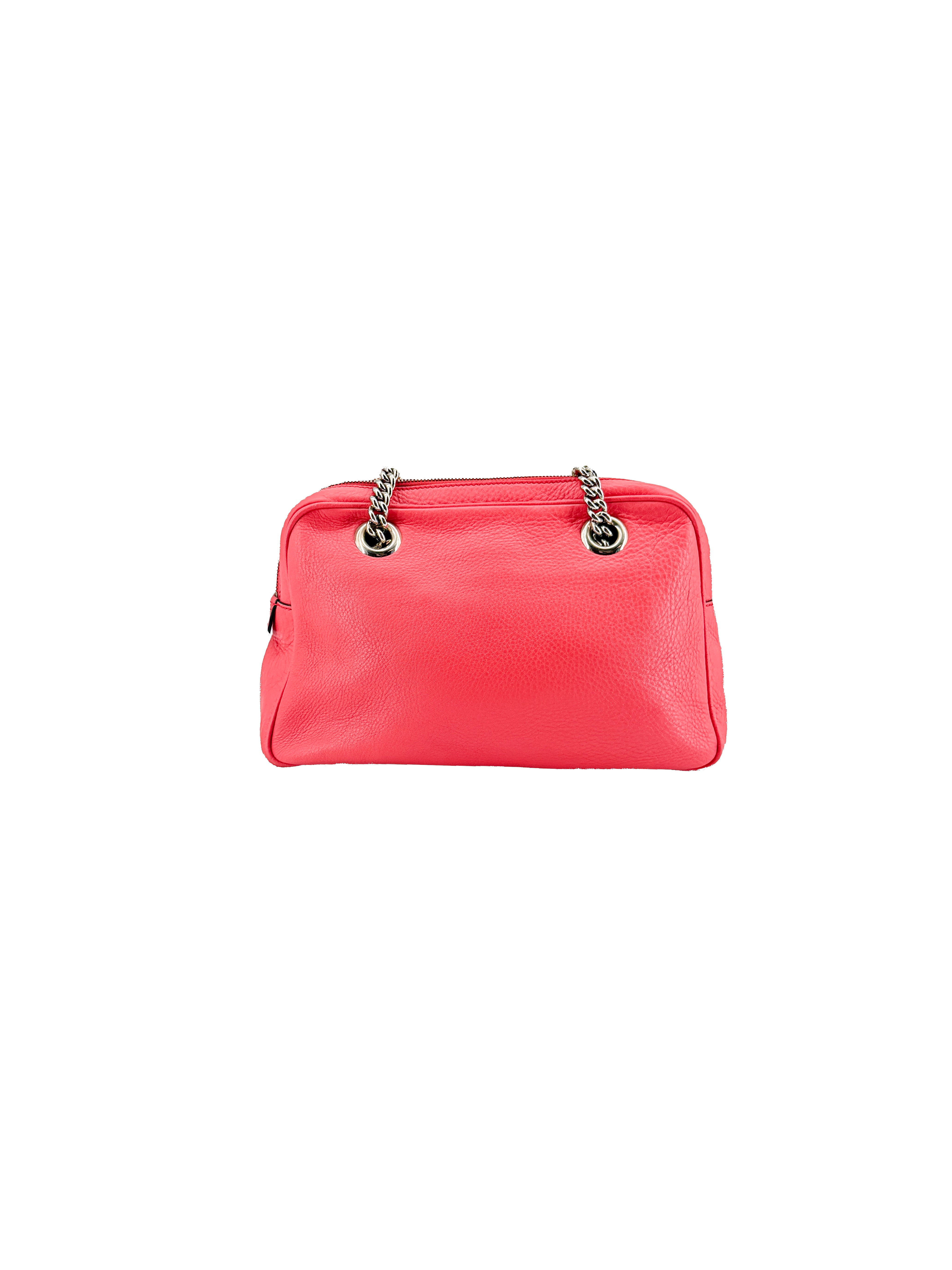 Gucci pink GG soho chain shoulder bag 308983 520981