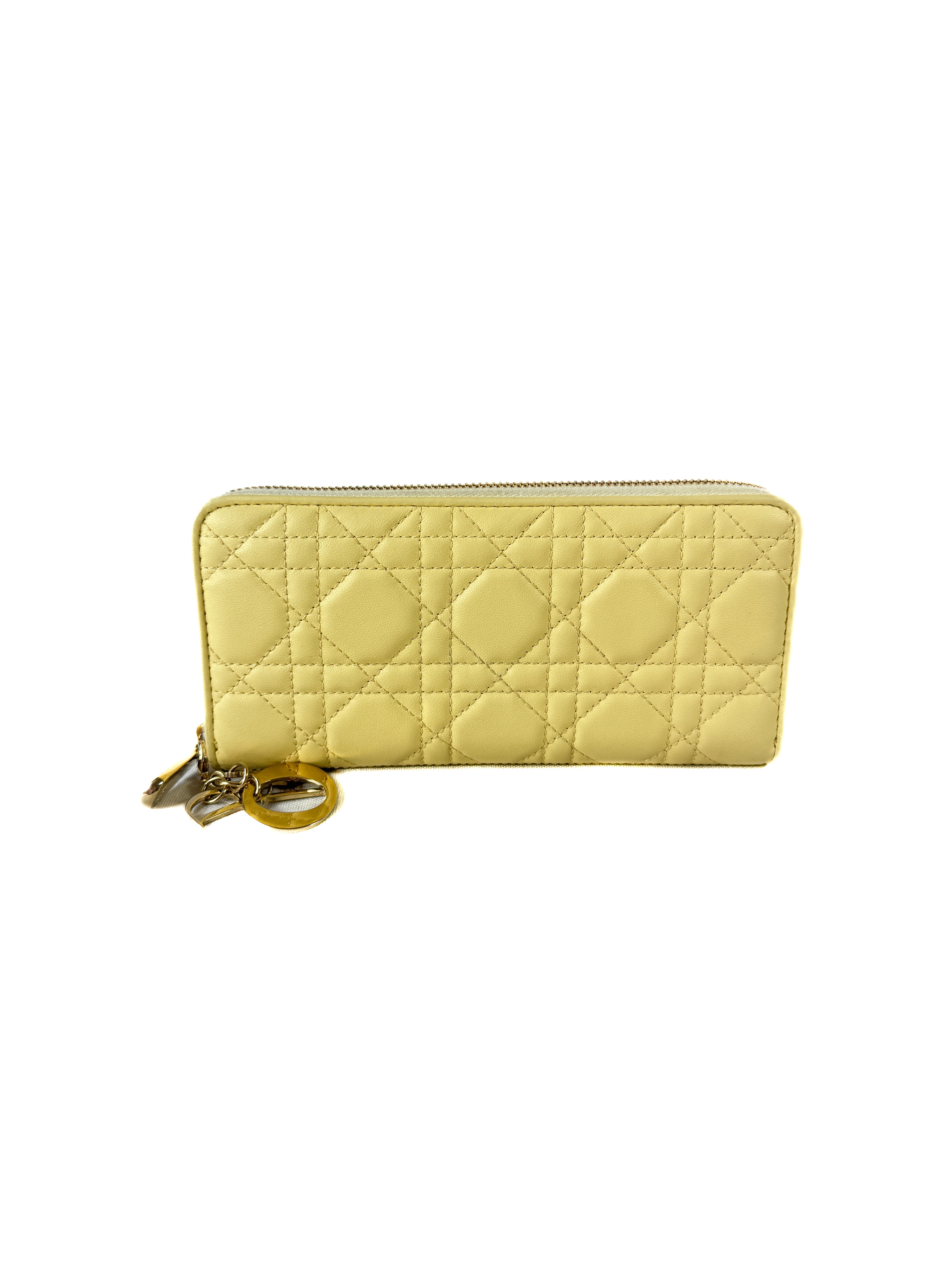 Christian Dior Lady Dior Voyageur wallet 0272 retail $950