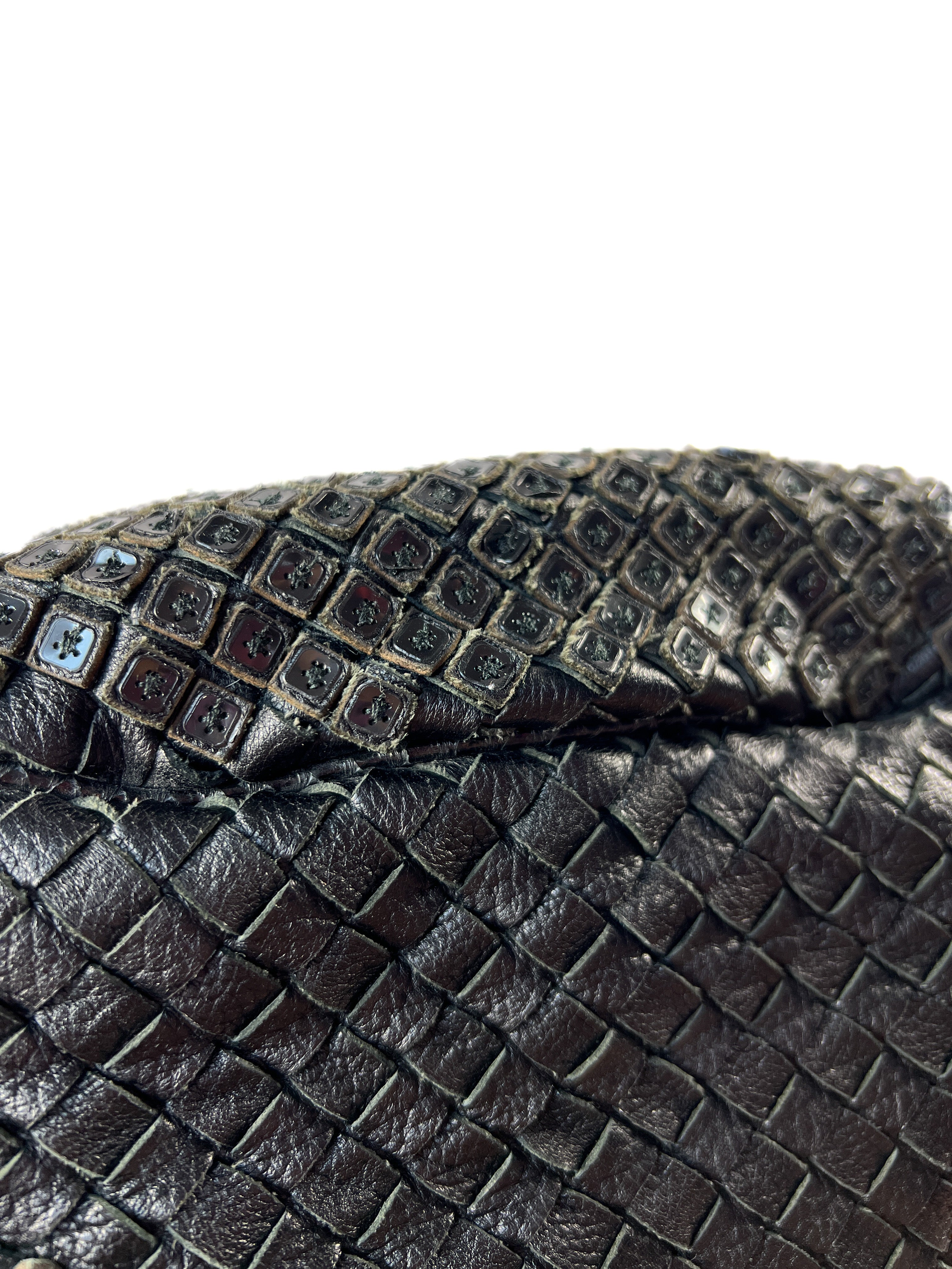 Bottega Veneta black limited edition Intrecciato Parachute shoulder bag
