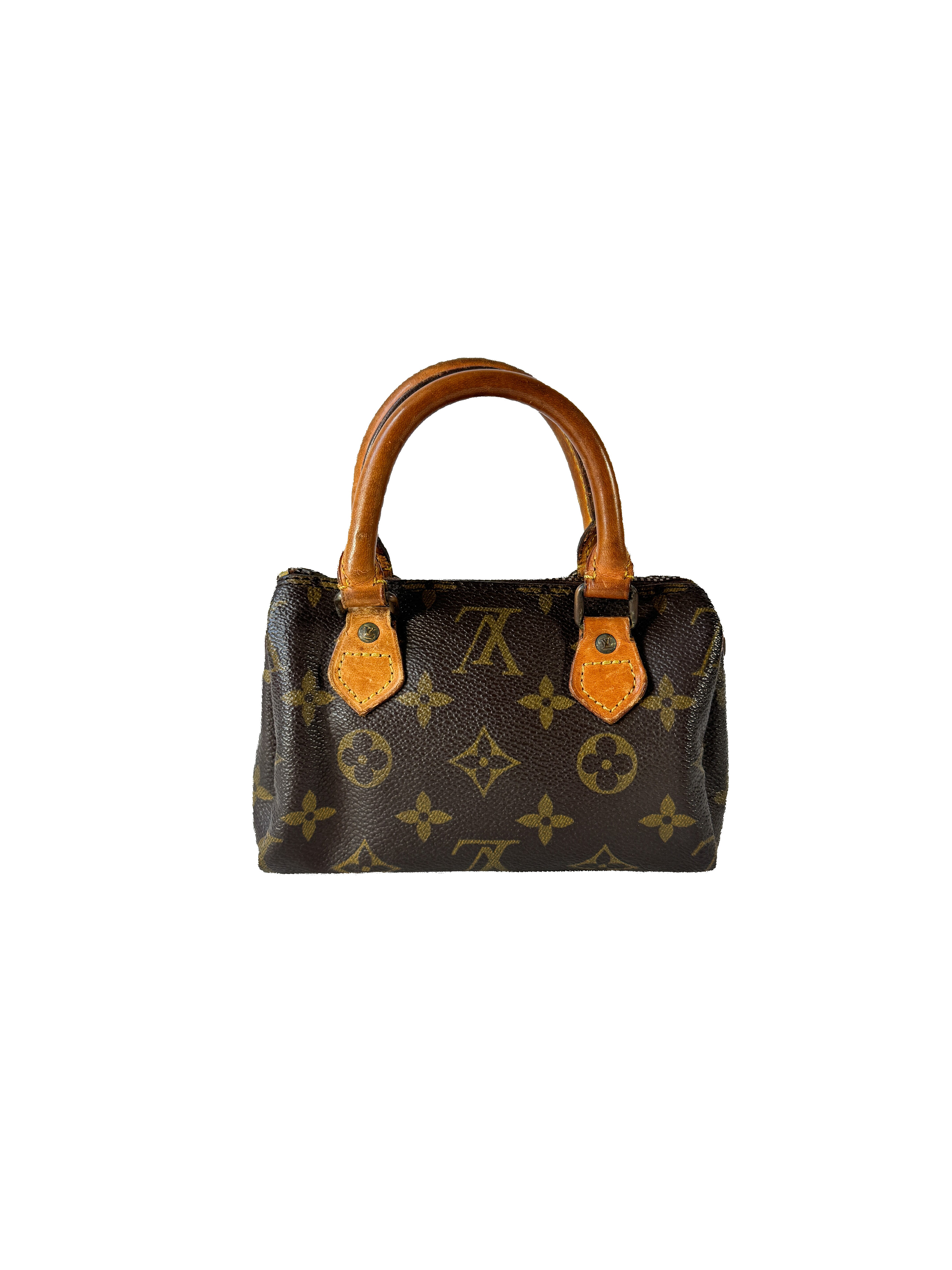 Louis Vuitton monogram mini Speedy w/strap