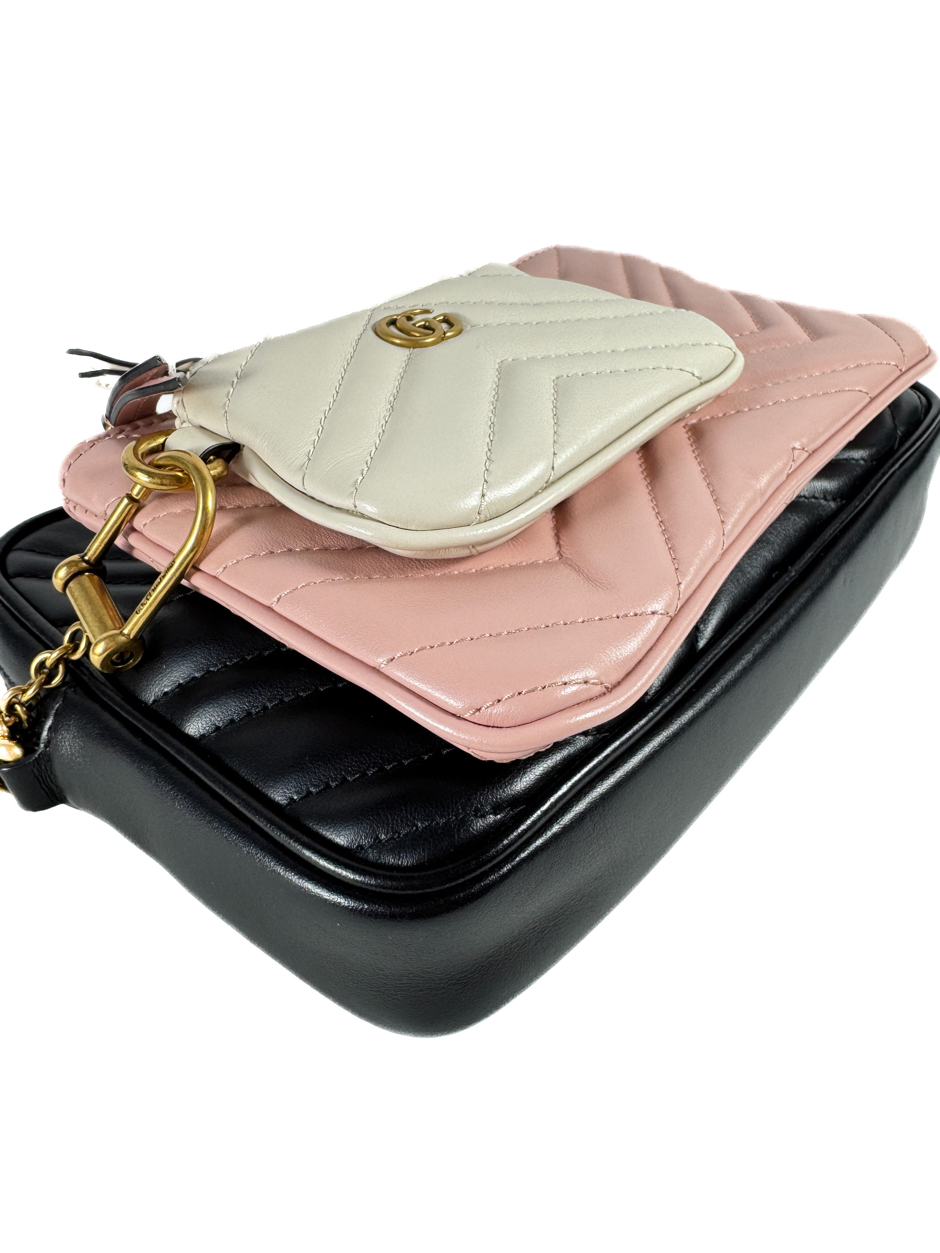 Gucci GG Marmont Multi-Use Bag Matelasse Leather 4061