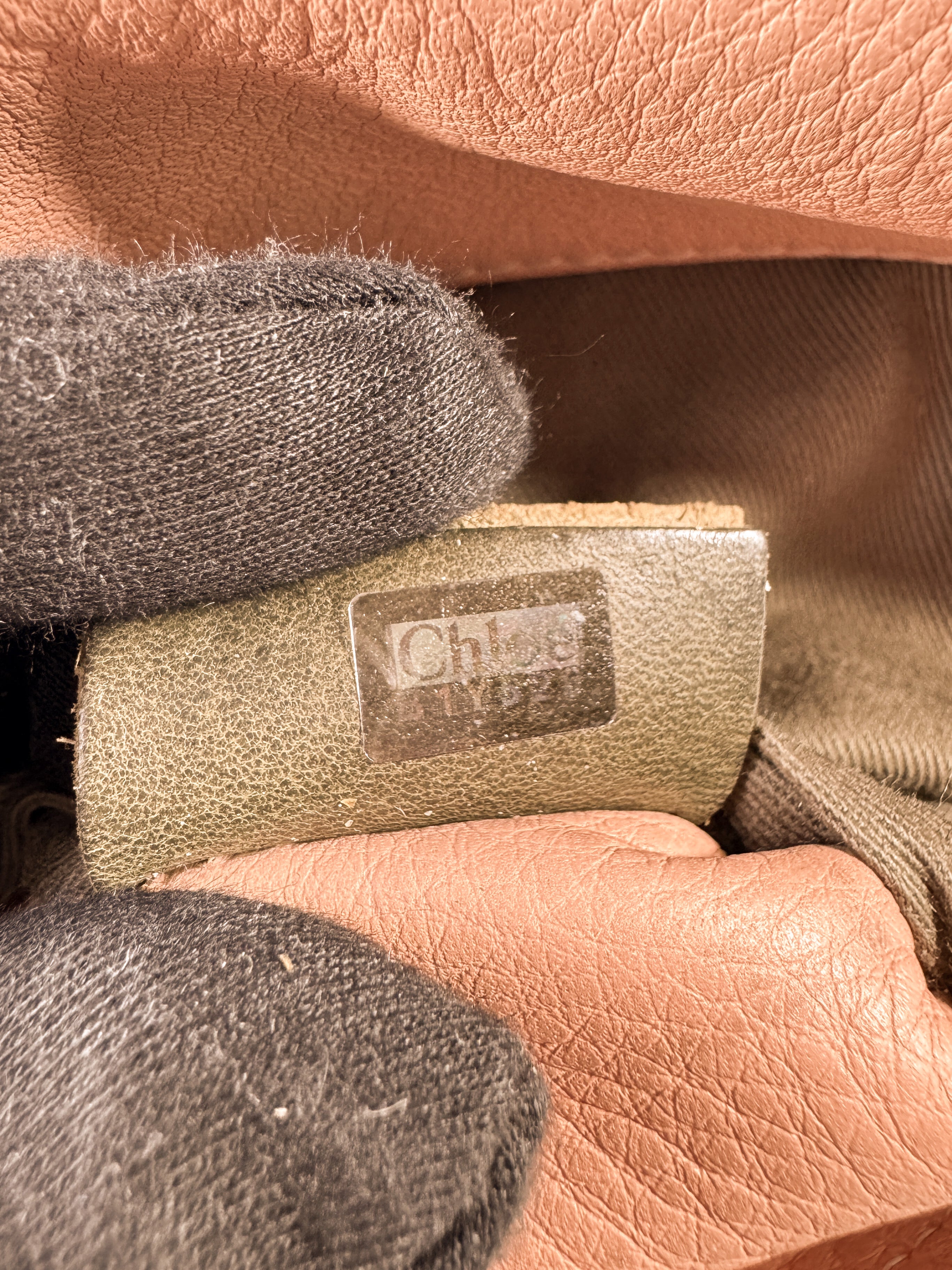 Chloé peach medium Marcie crossbody 01-13-62-65