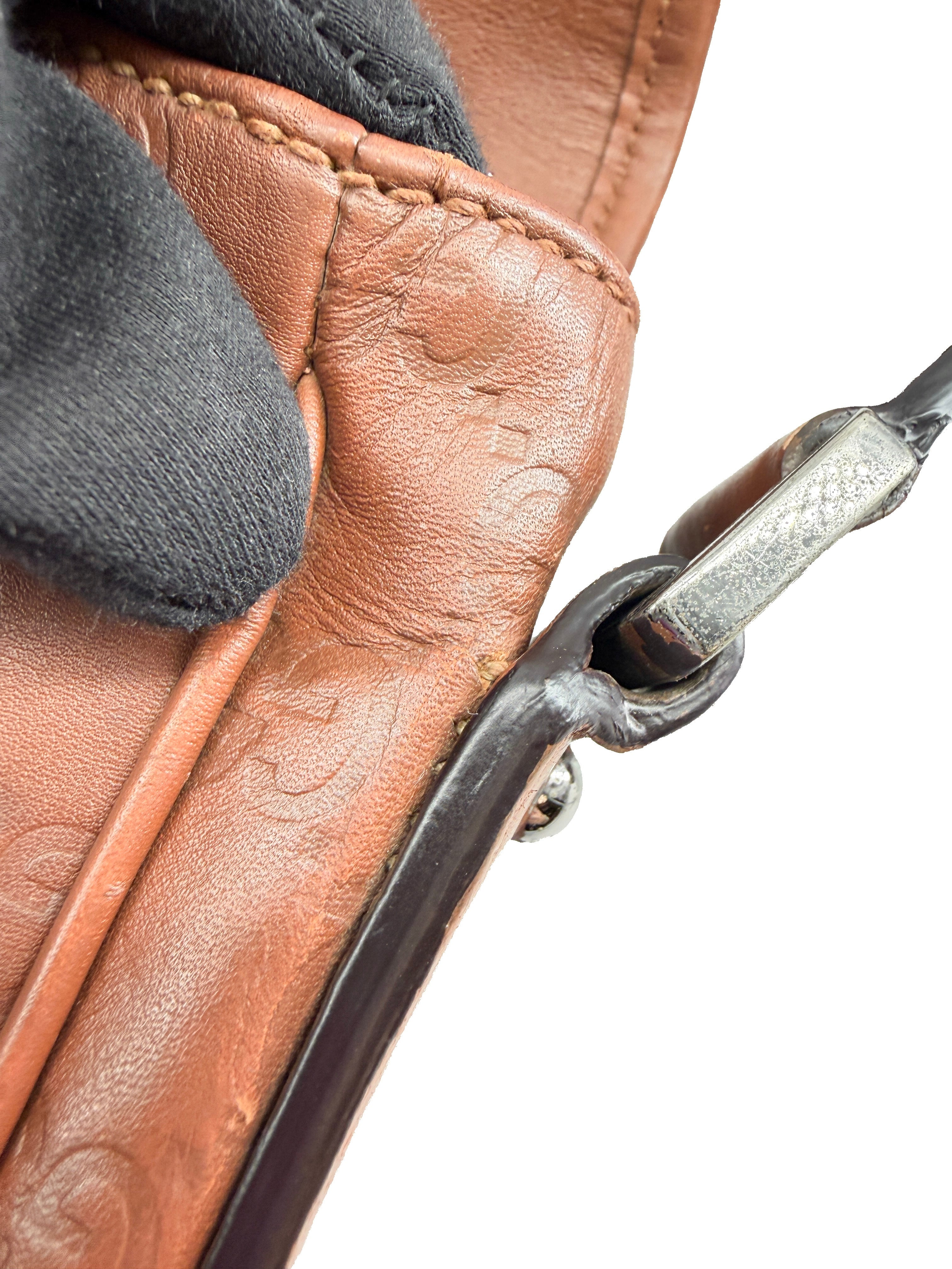 Gucci brown Guccissima messenger bag 145844 213317
