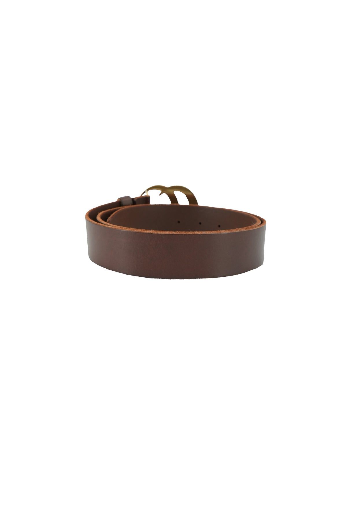 Gucci brown leather GG Marmont belt size 100