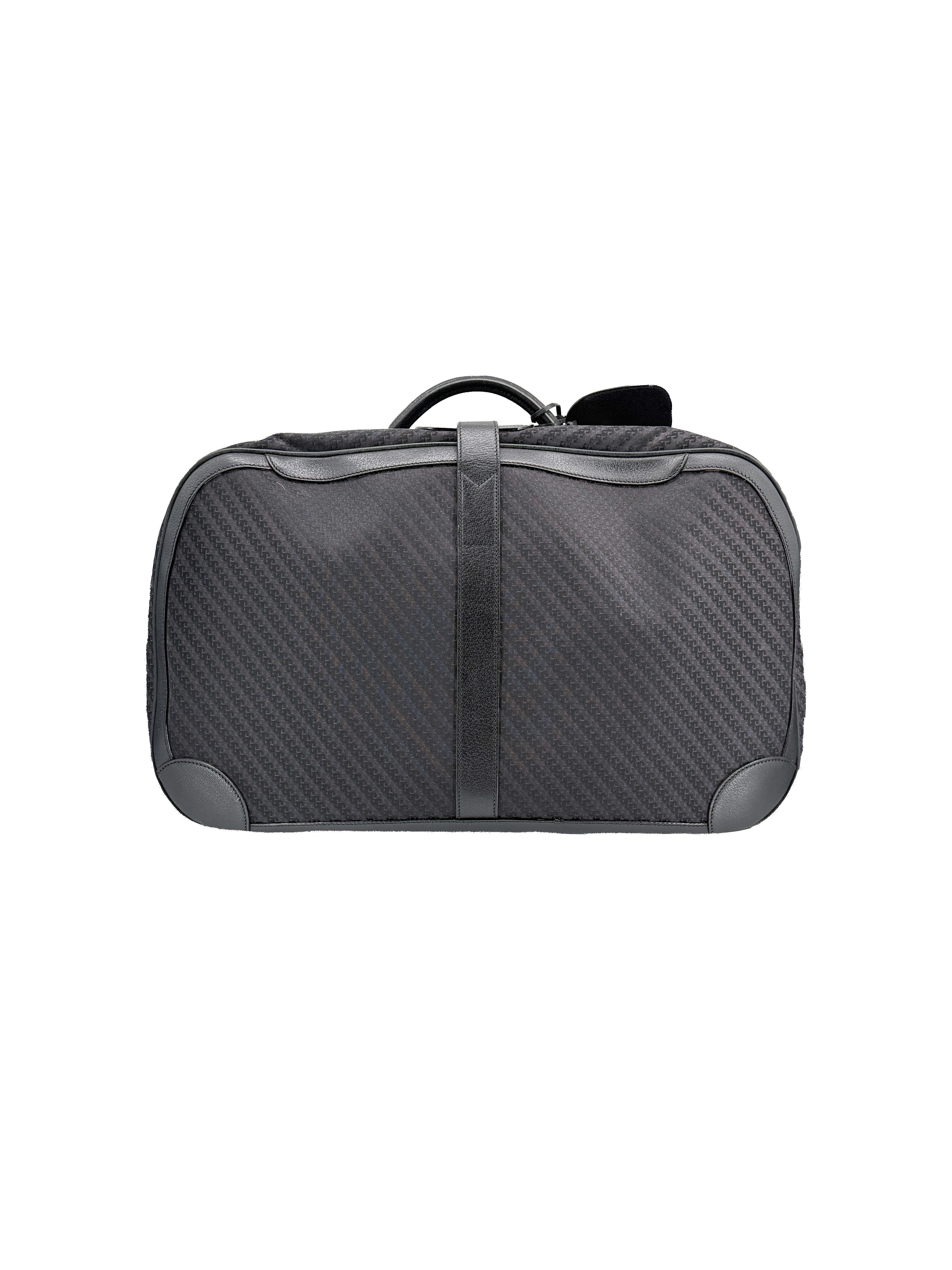 Gucci black vintage G print suitcase 1211-65