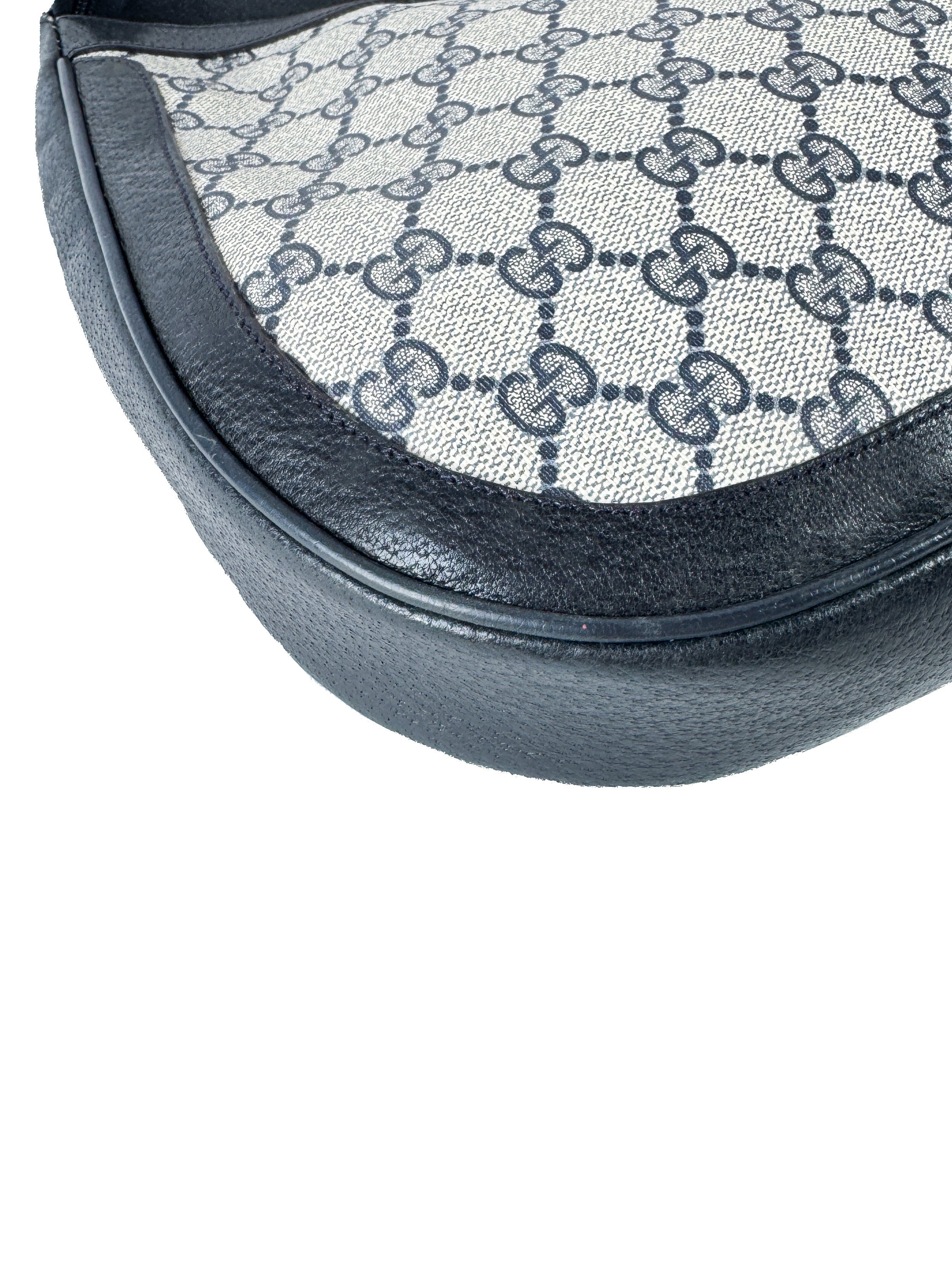 Gucci navy sherry line vintage shoulder bag 140014467