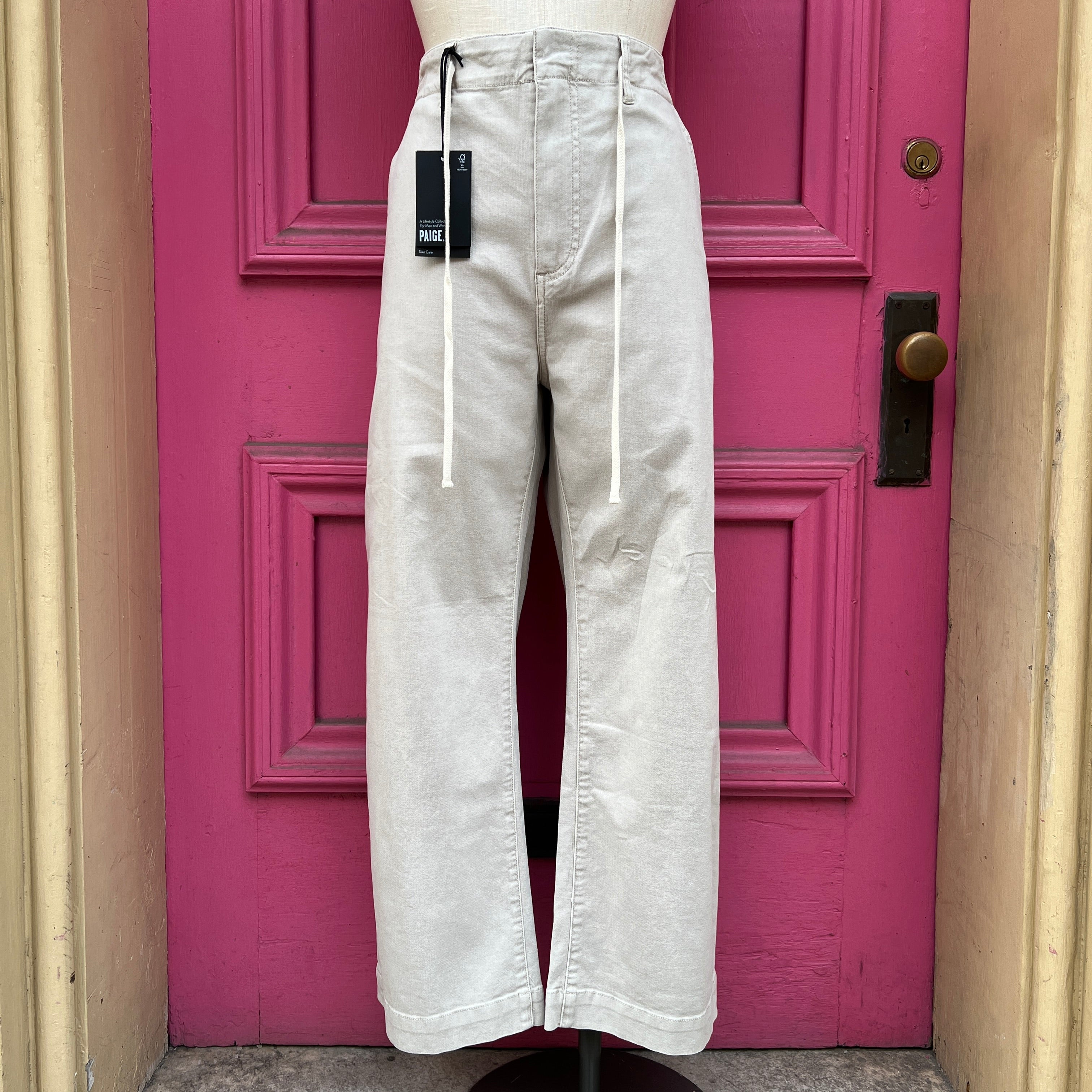 Paige gray Arellia ankle jeans size 14 NWT