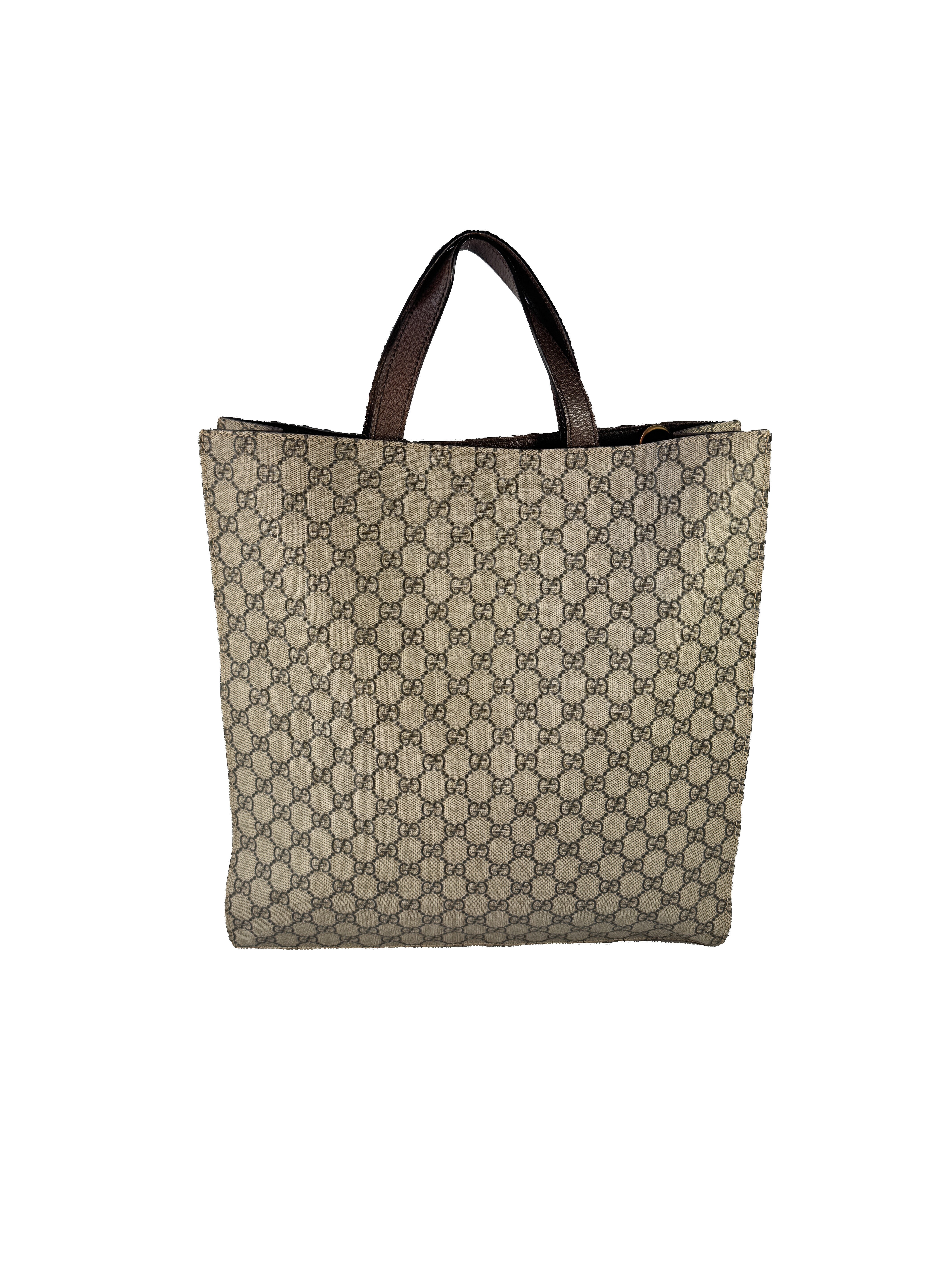Gucci GG vertical Courrier UFO patch tote 474084 000926