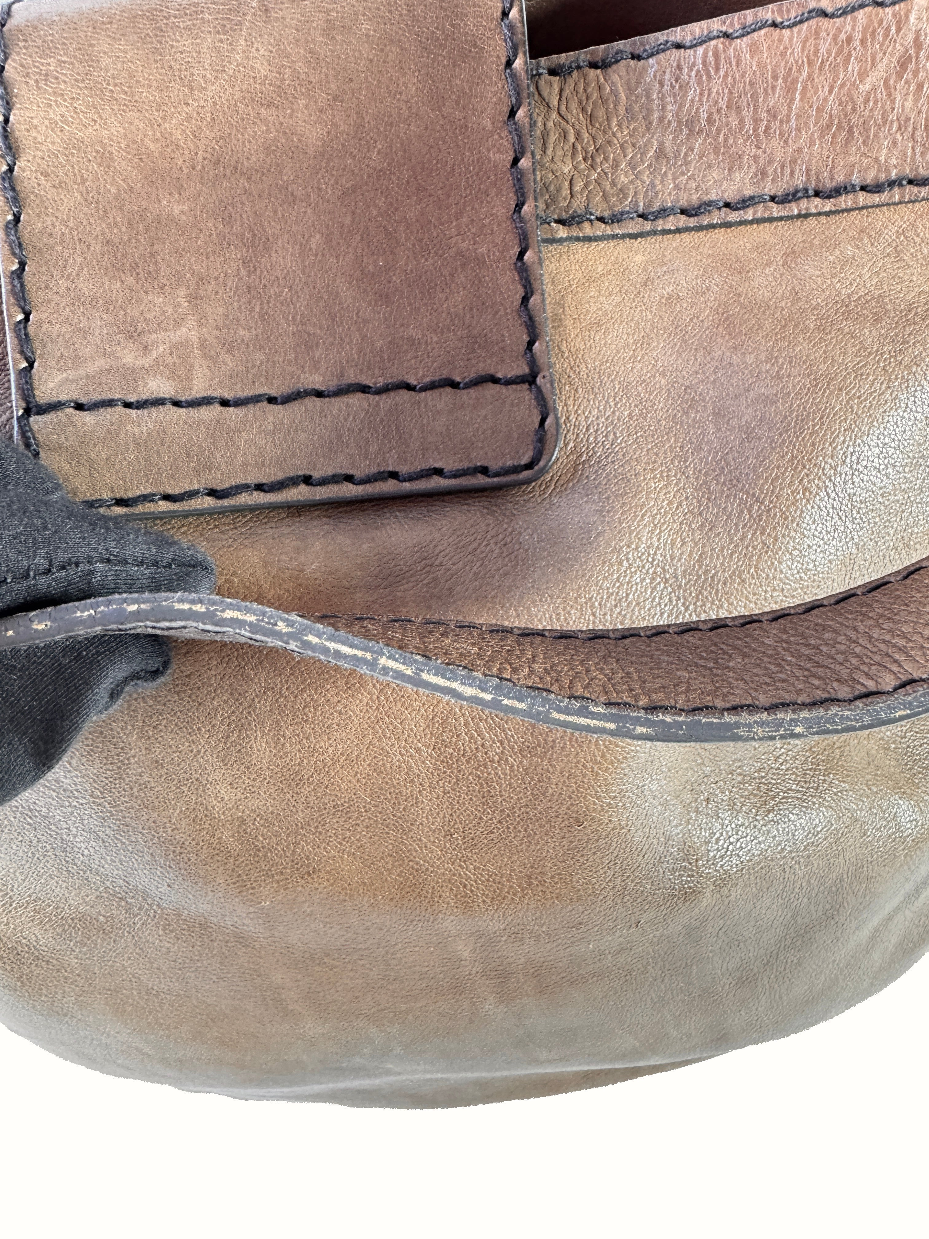 Chloé taupe leather Edith hobo shoulder bag 01-07-53