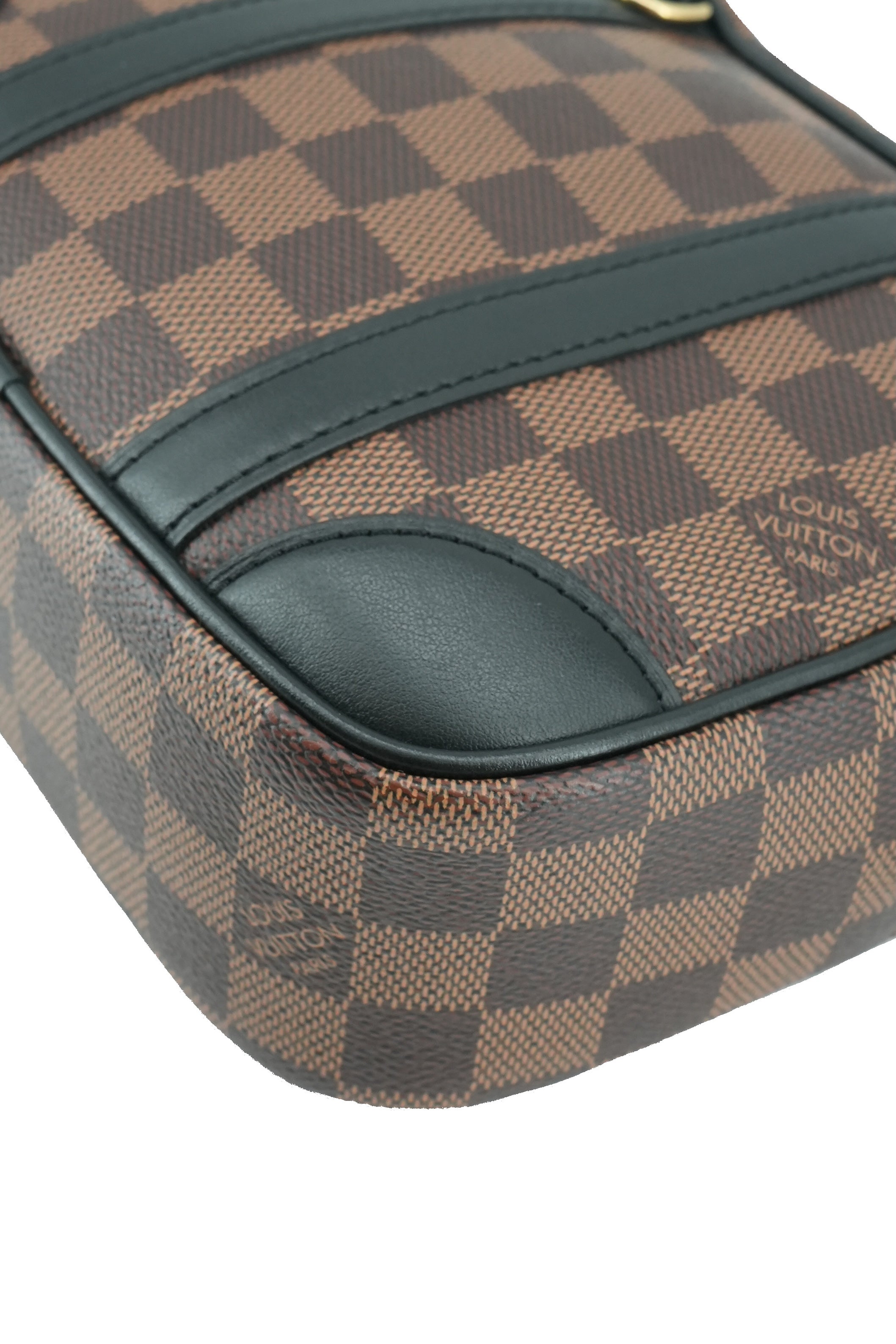 Louis Vuitton damier ebene black Valisette Souple BB NFC