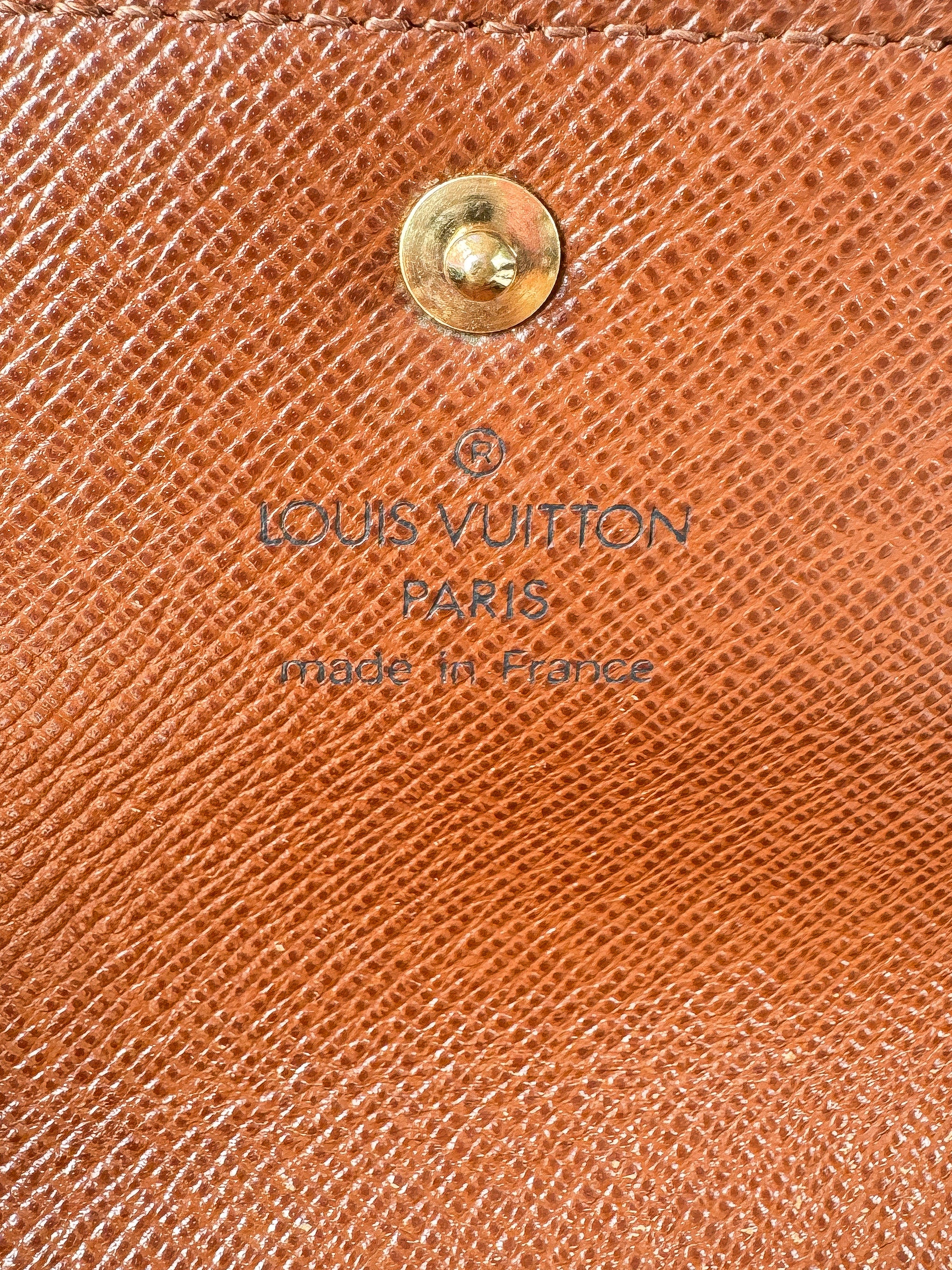 Louis Vuitton monogram Porte Tresor Etui Paper wallet SP0012