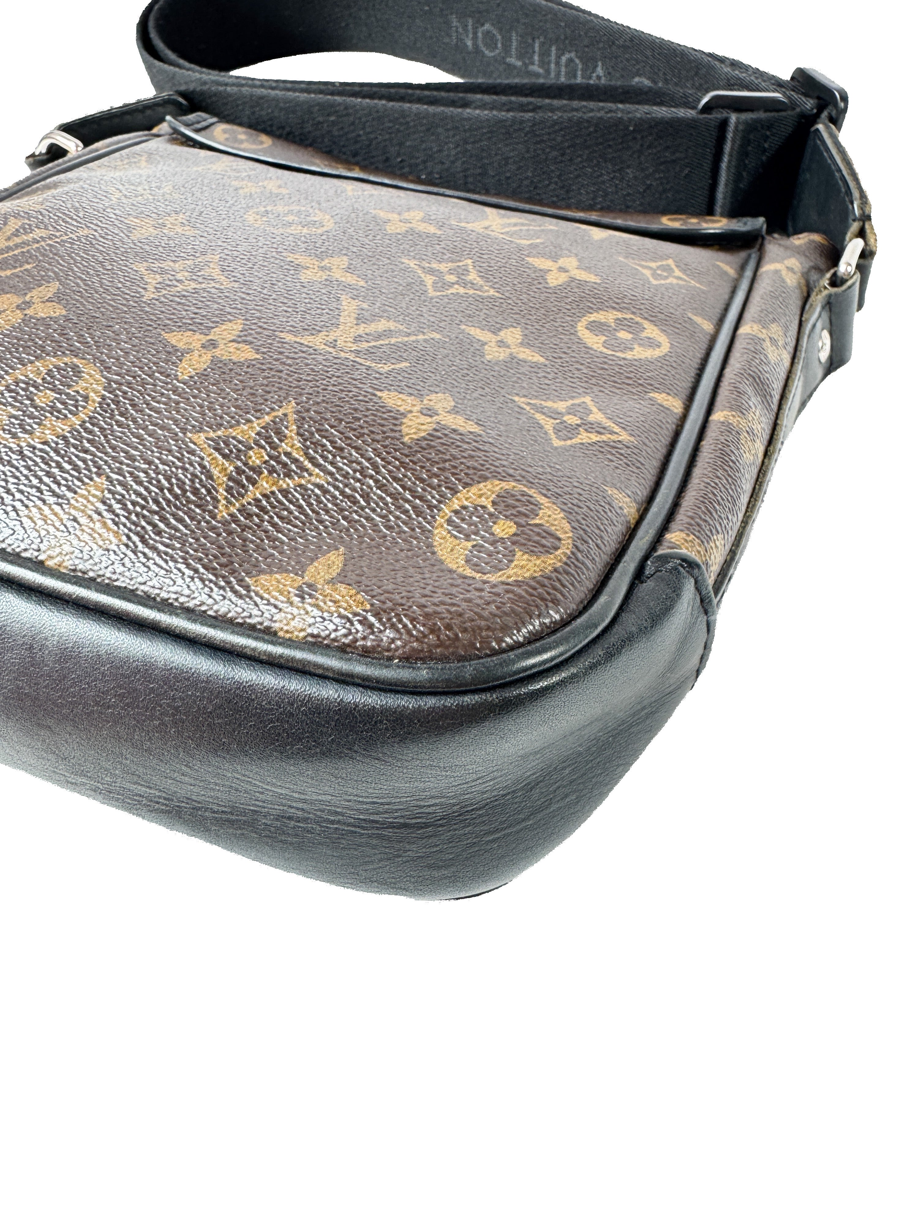 Louis Vuitton Bass Messenger Bag Macassar Monogram Canvas PM AA4171
