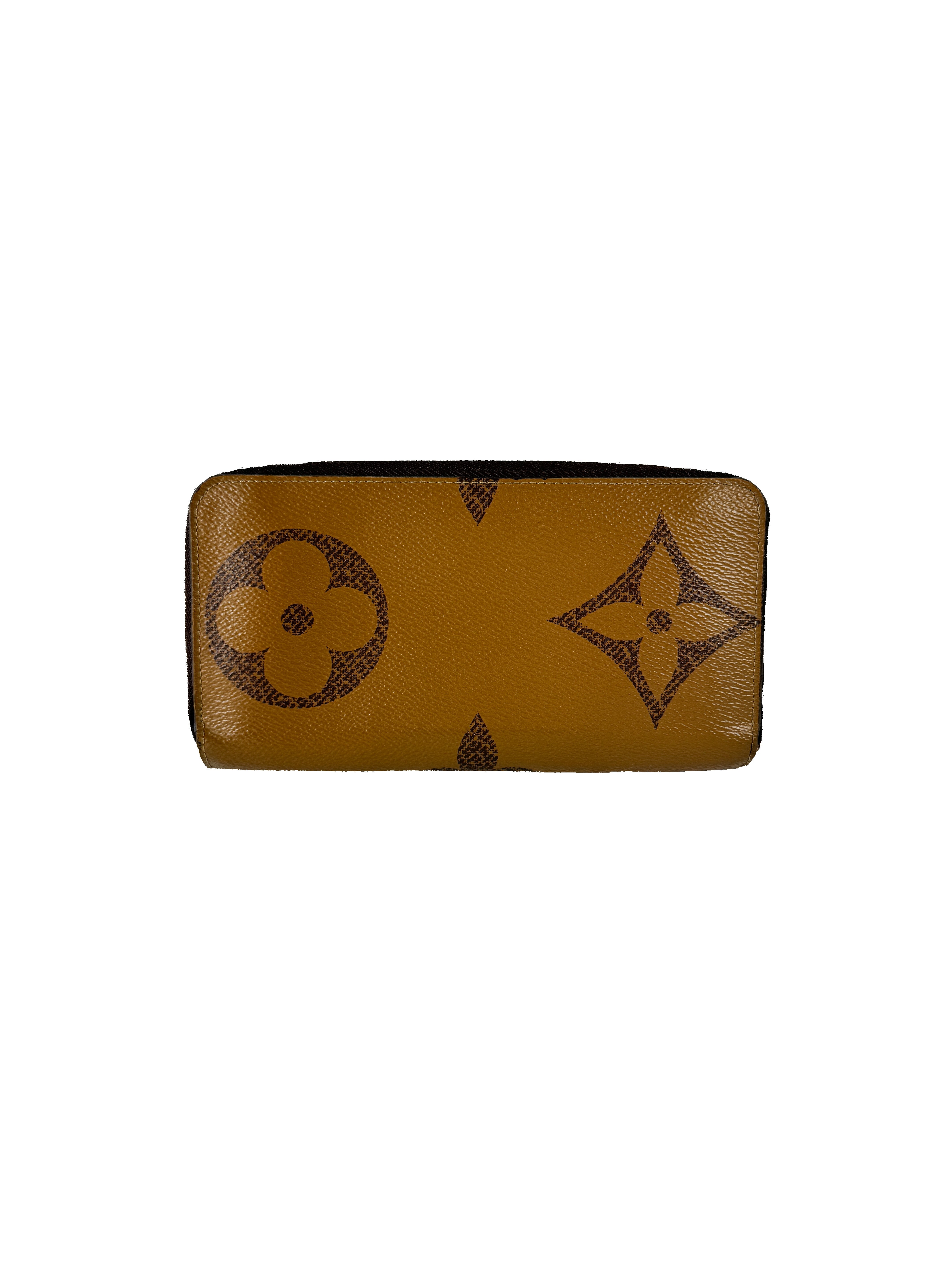 Louis Vuitton reverse giant monogram zippy wallet NFC