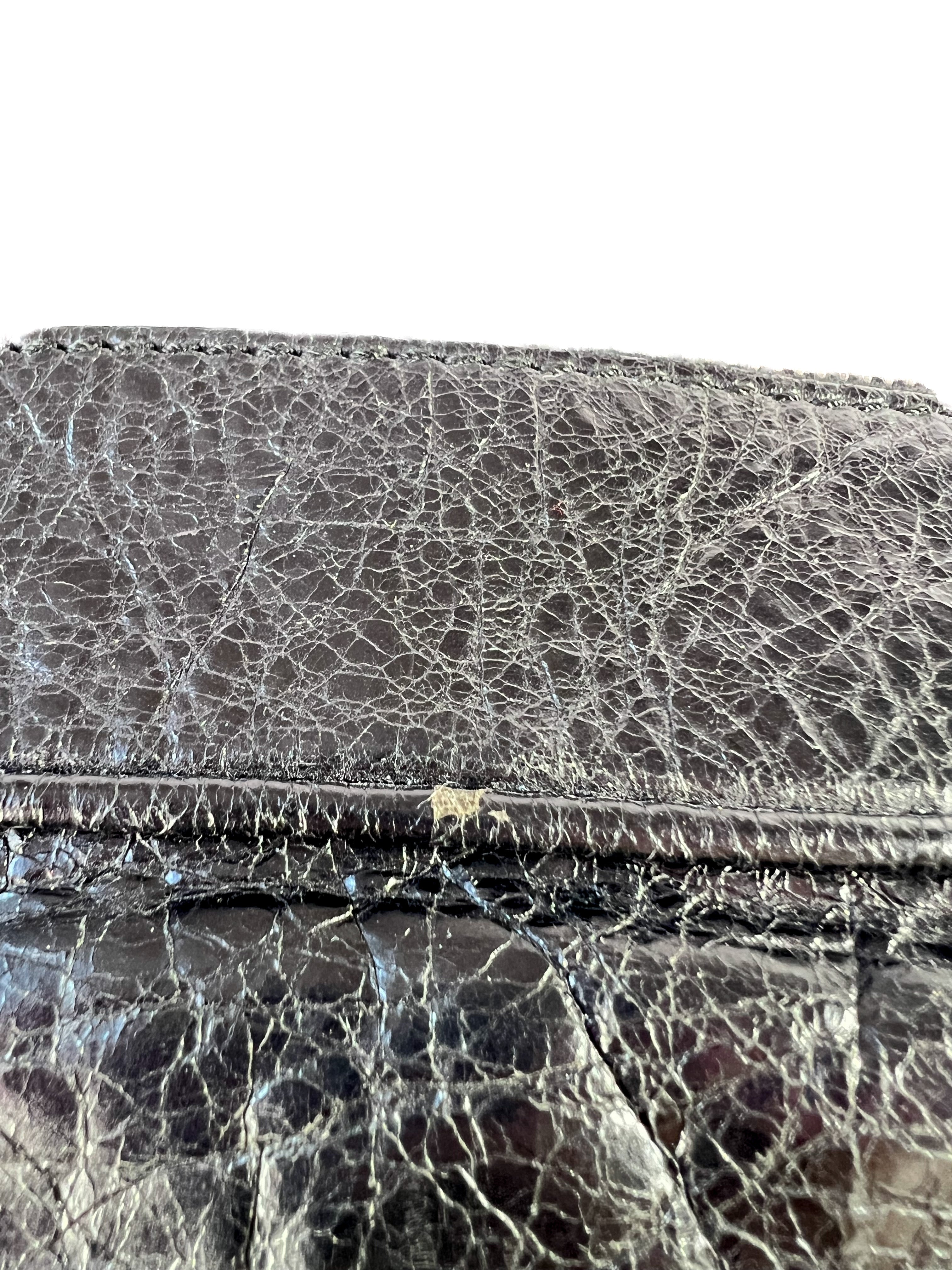 Balenciaga black classic reporter crossbody 27286210001118