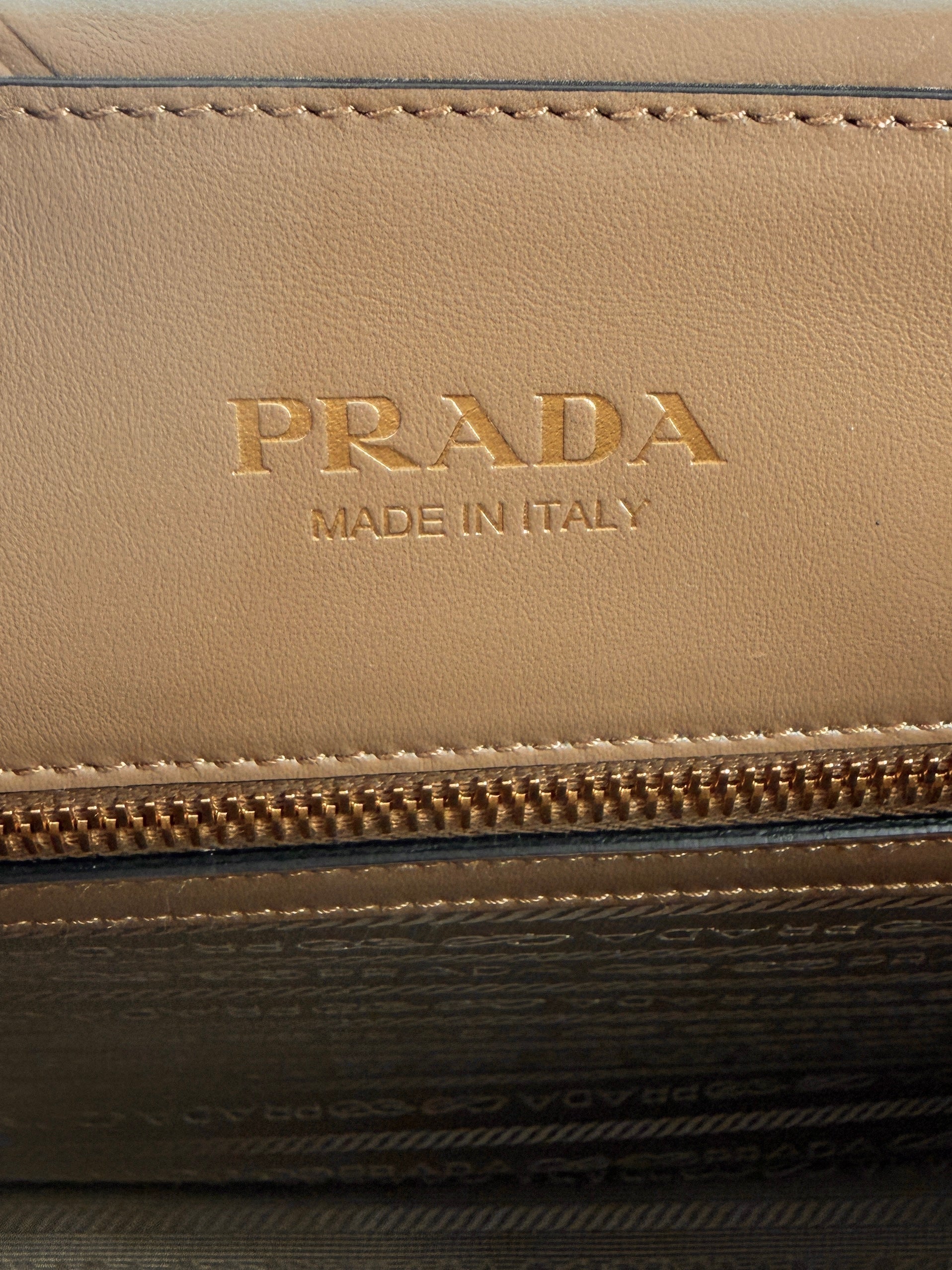 Prada brown Symbole small tote 31 A3