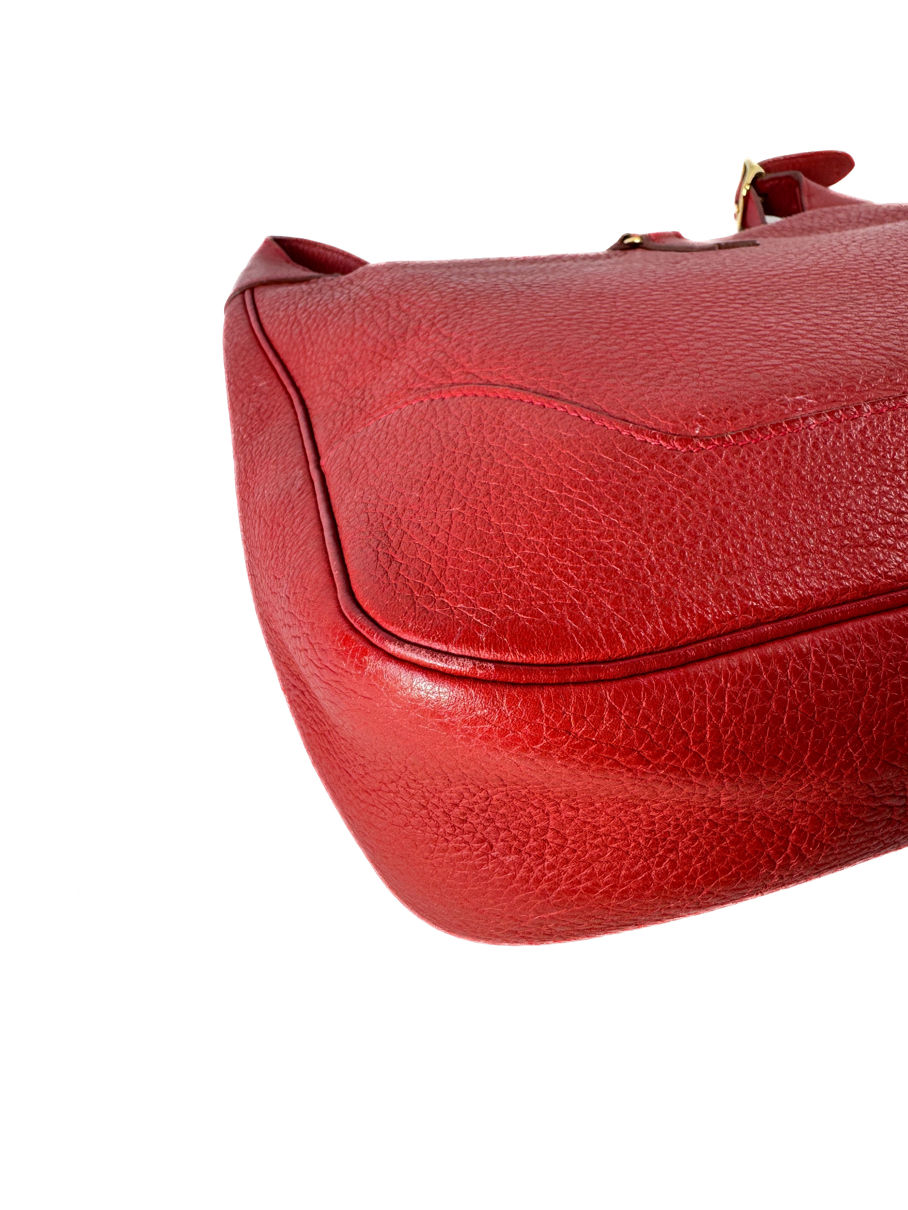 Hermès Clemence Trim 31 Rouge