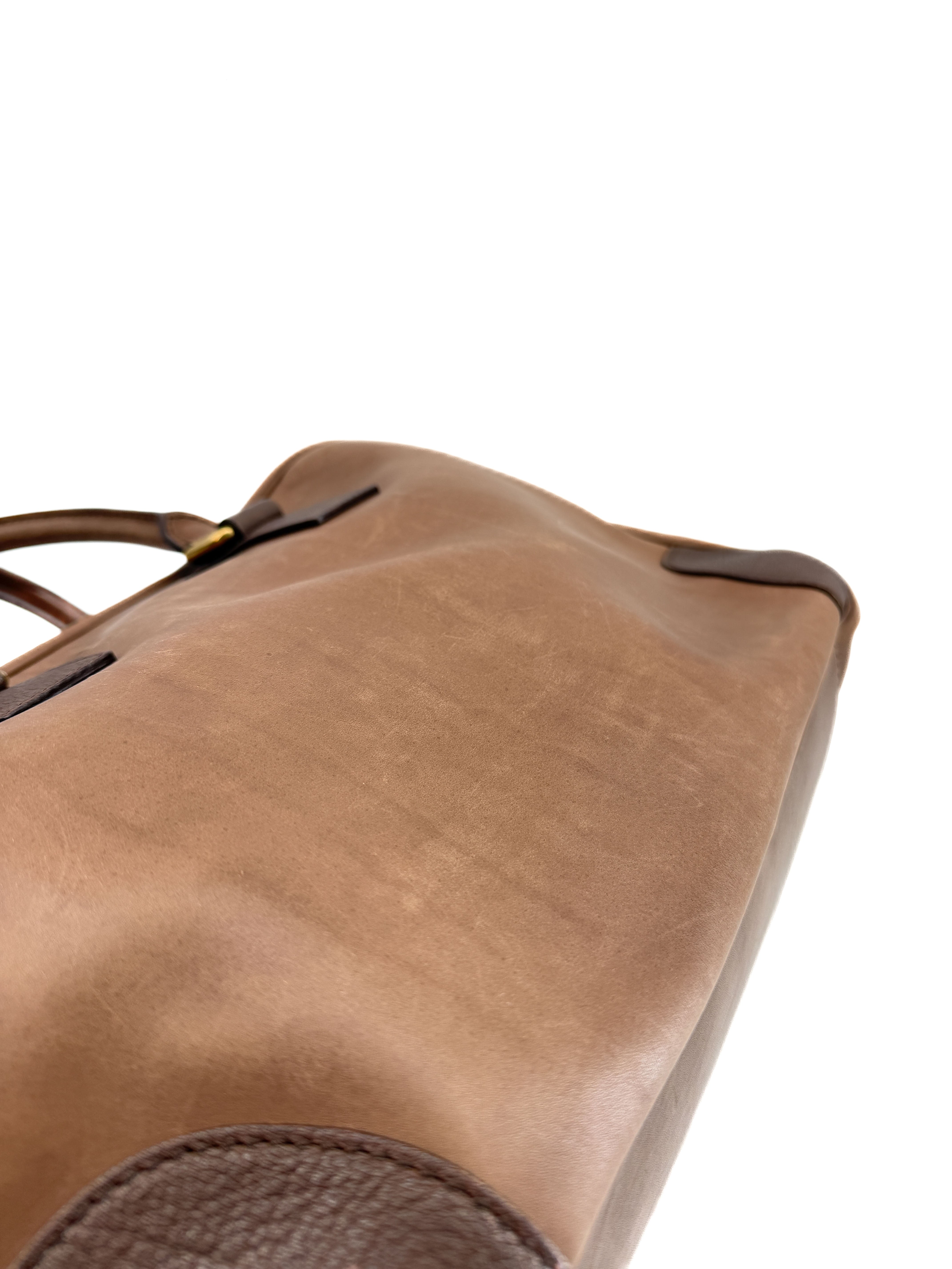 Celine two tone brown leather bag WPA0140