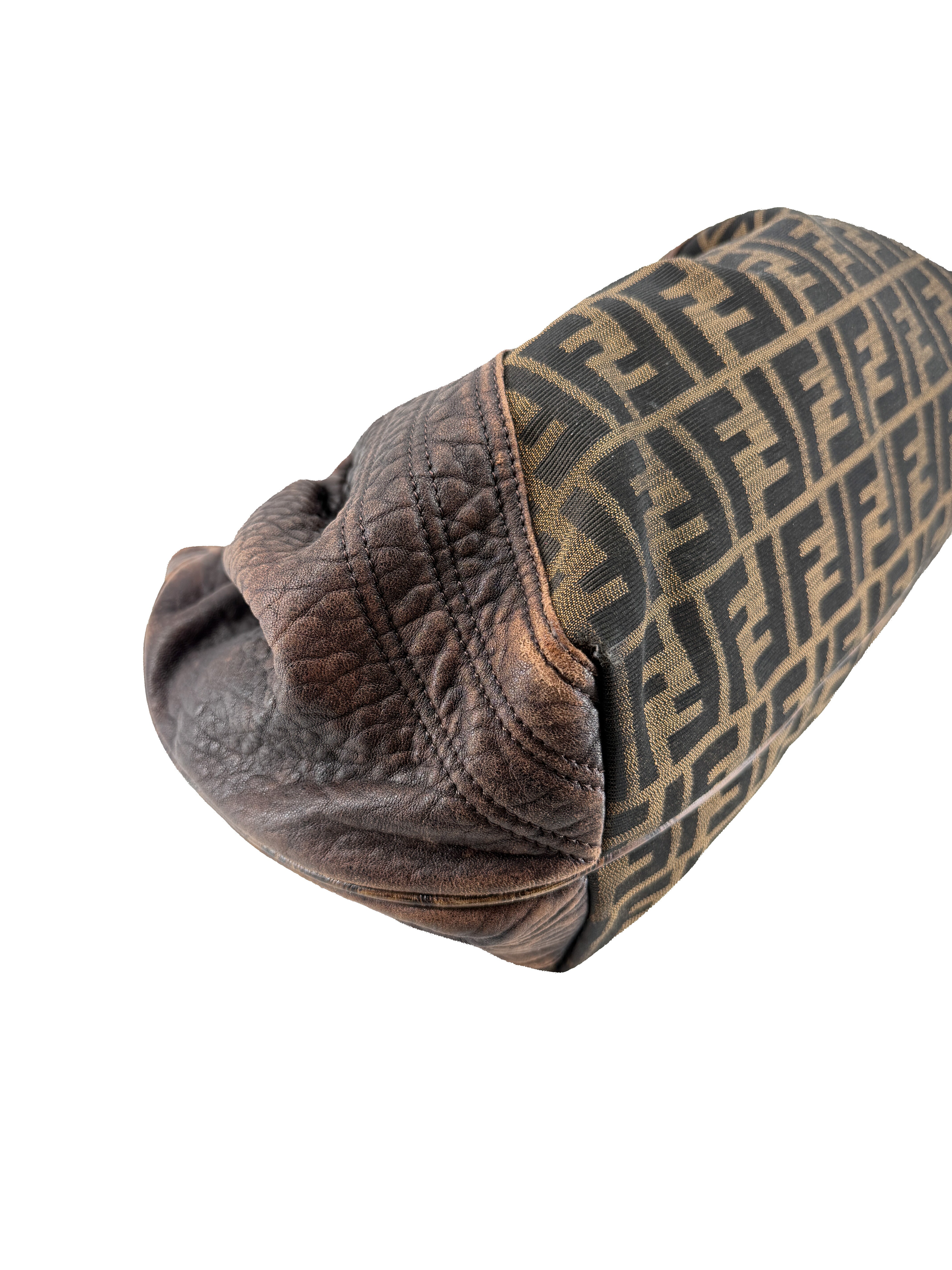 Fendi brown Zucca Spy bag *as is*