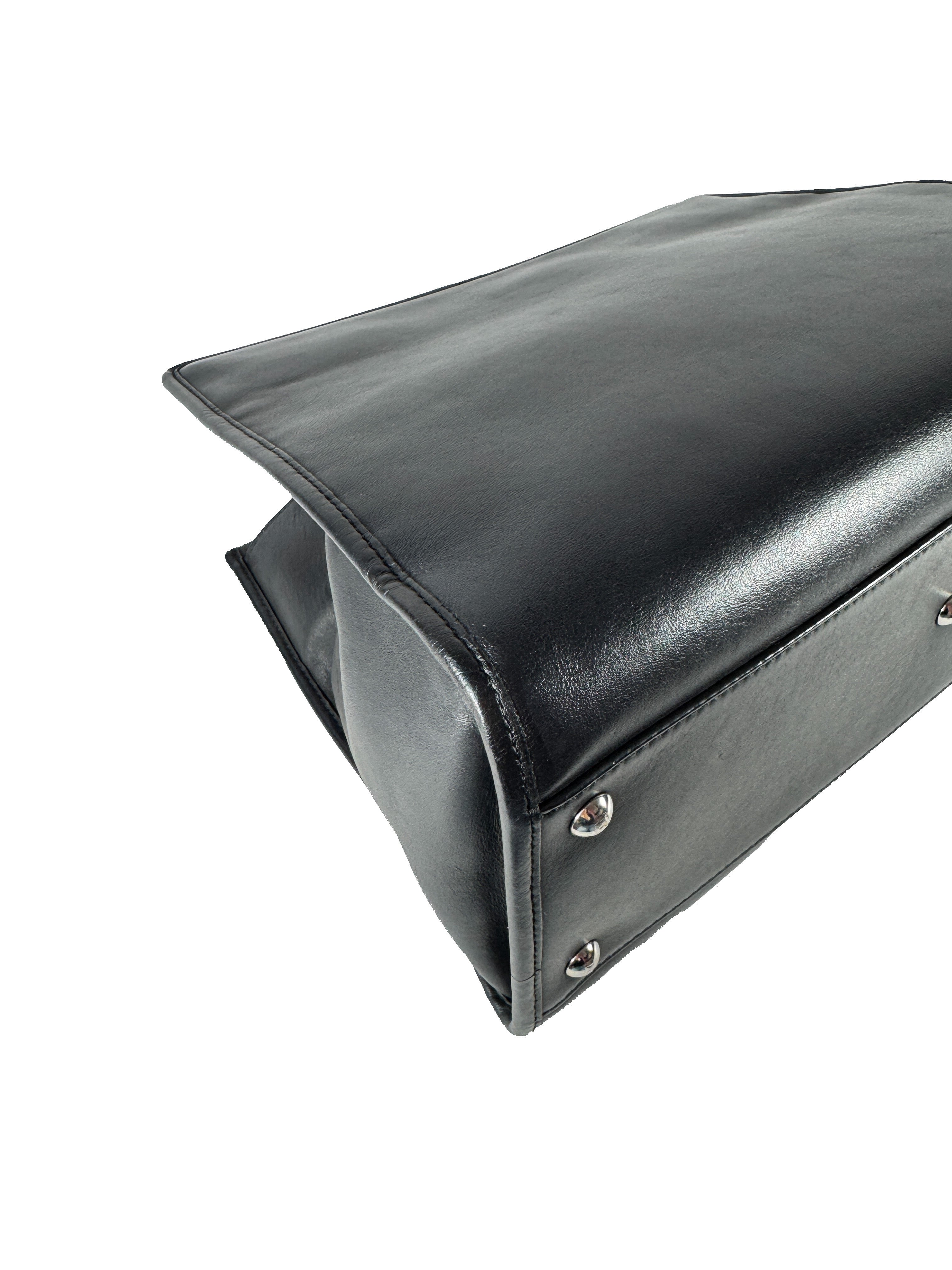 Fendi black leather medium Runaway bag 8BH34321H1798465