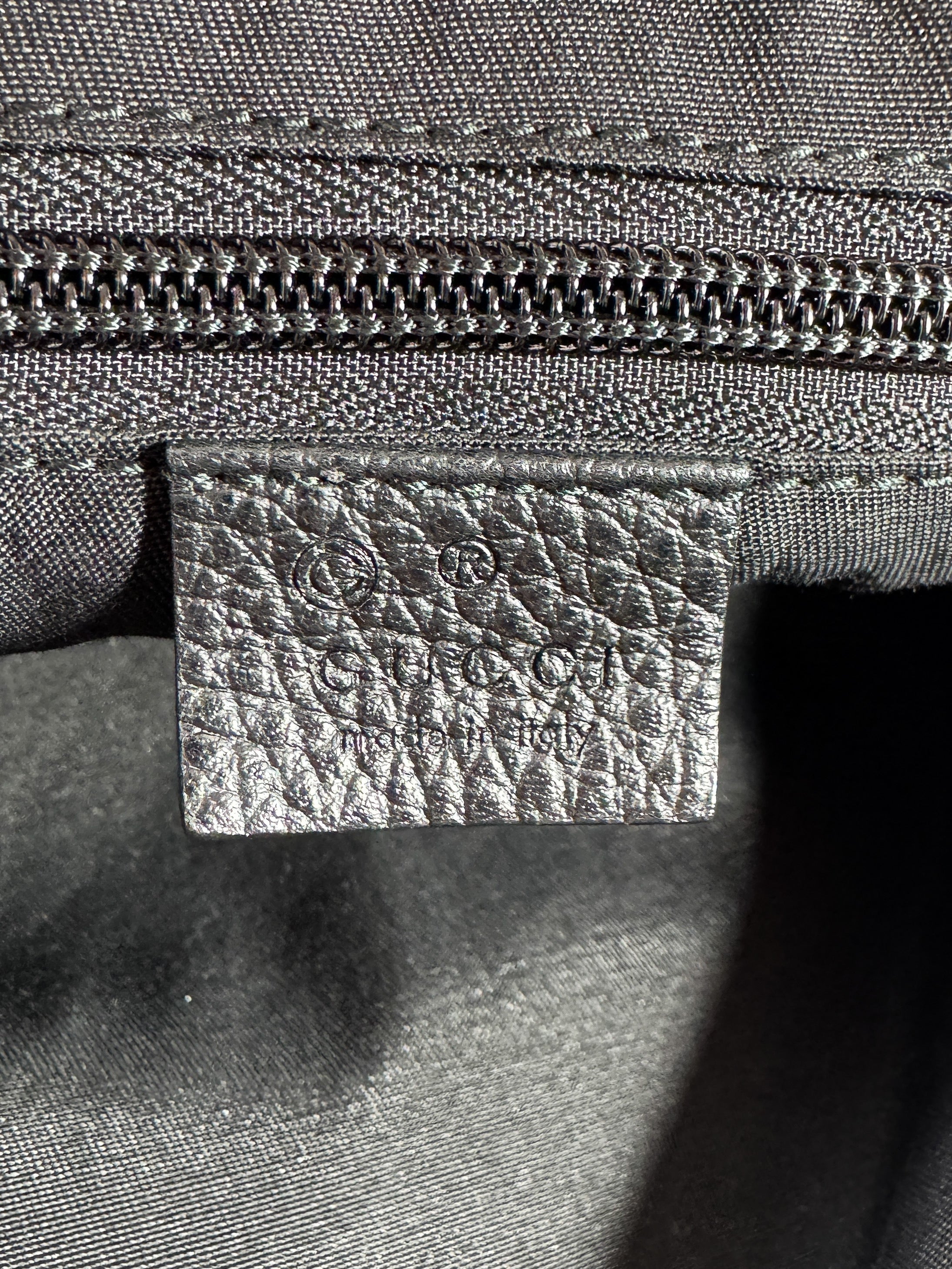 Gucci black GG XL travel bag 105669 520981