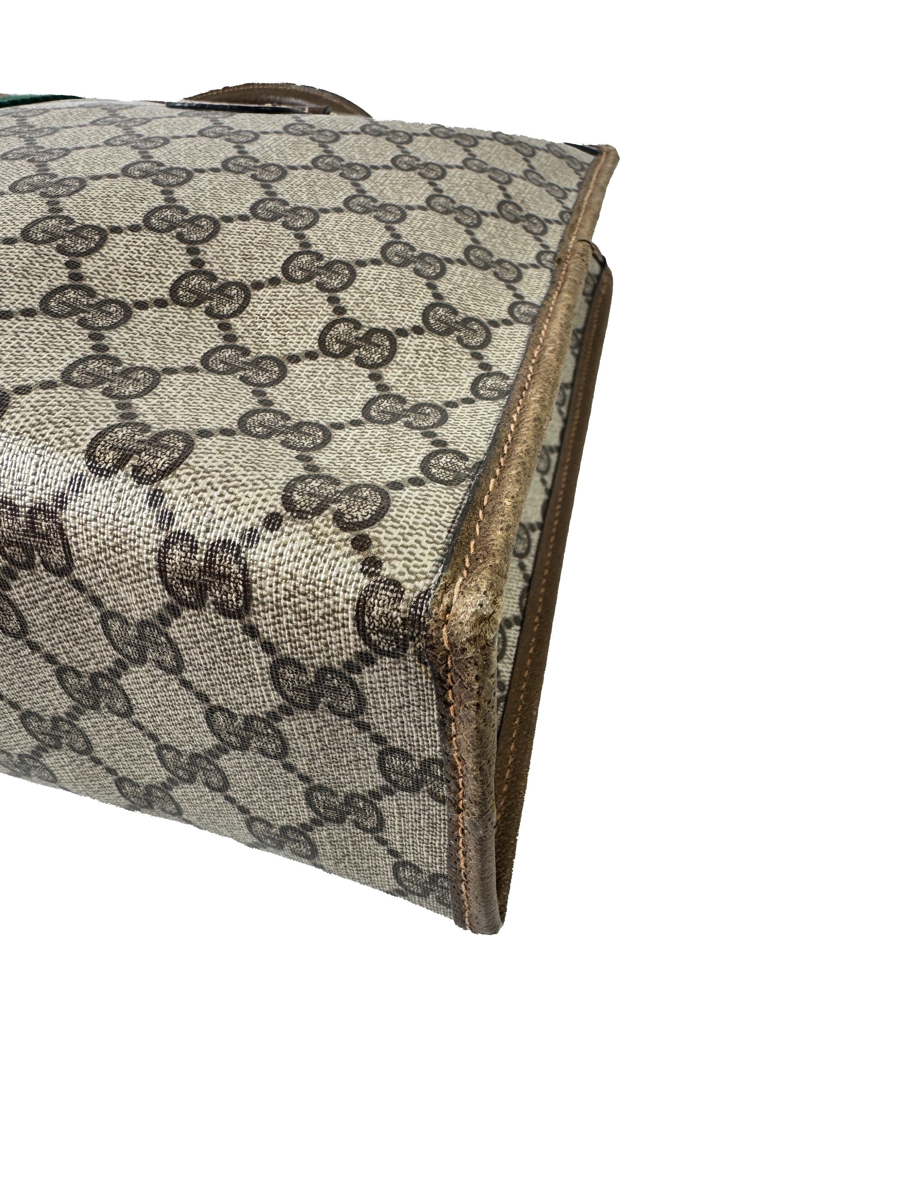 Gucci brown vintage Sherry line tote 214.10.048