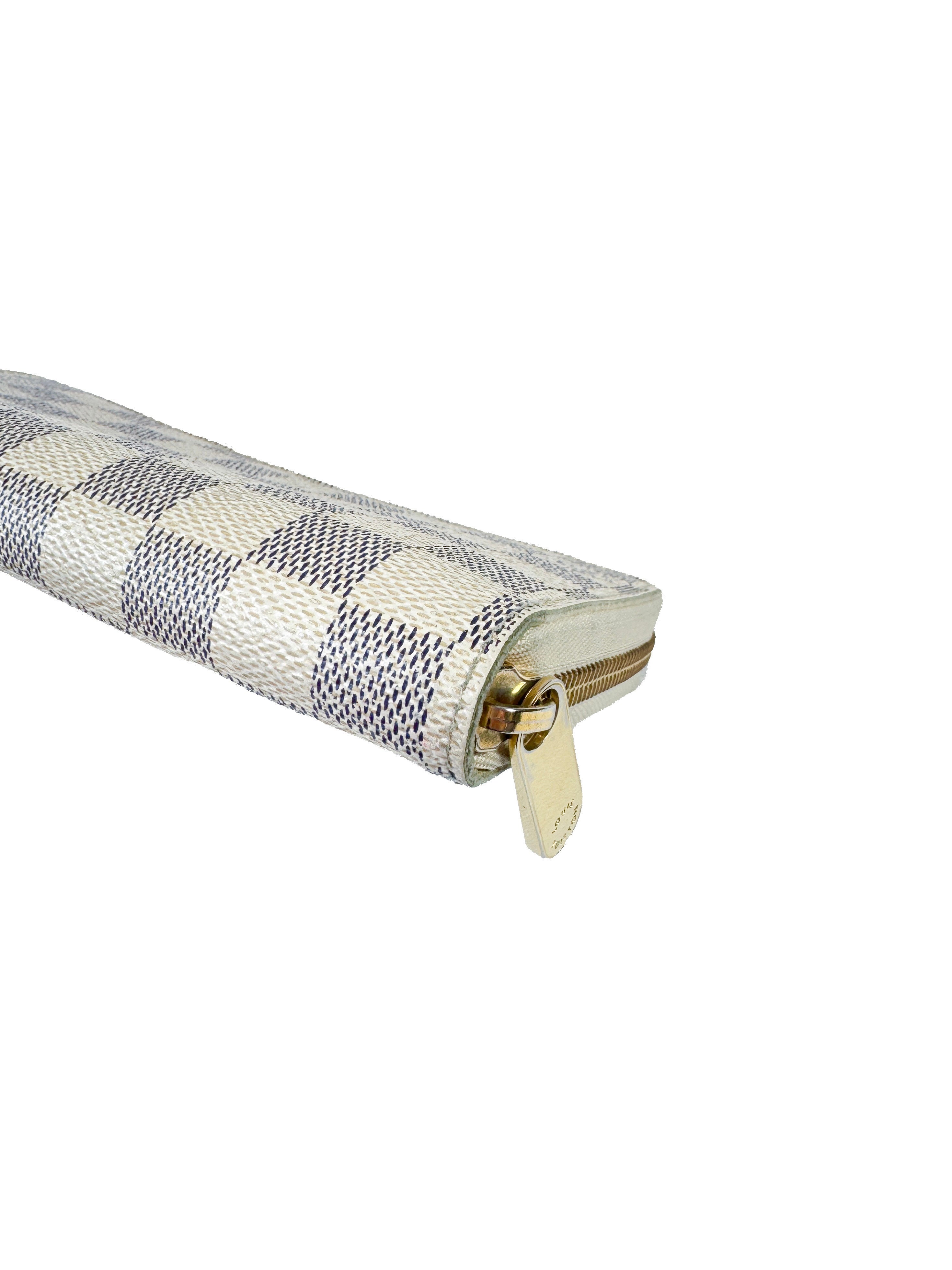 Louis Vuitton damier azur zippy wallet VI4087