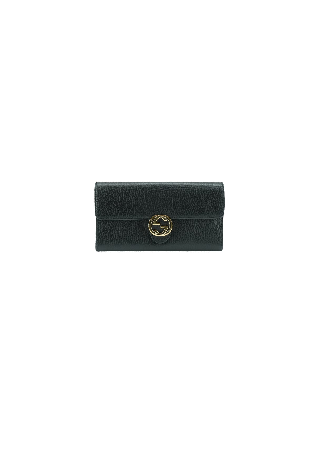 Gucci black long Interlocking GG wallet 598166 525040