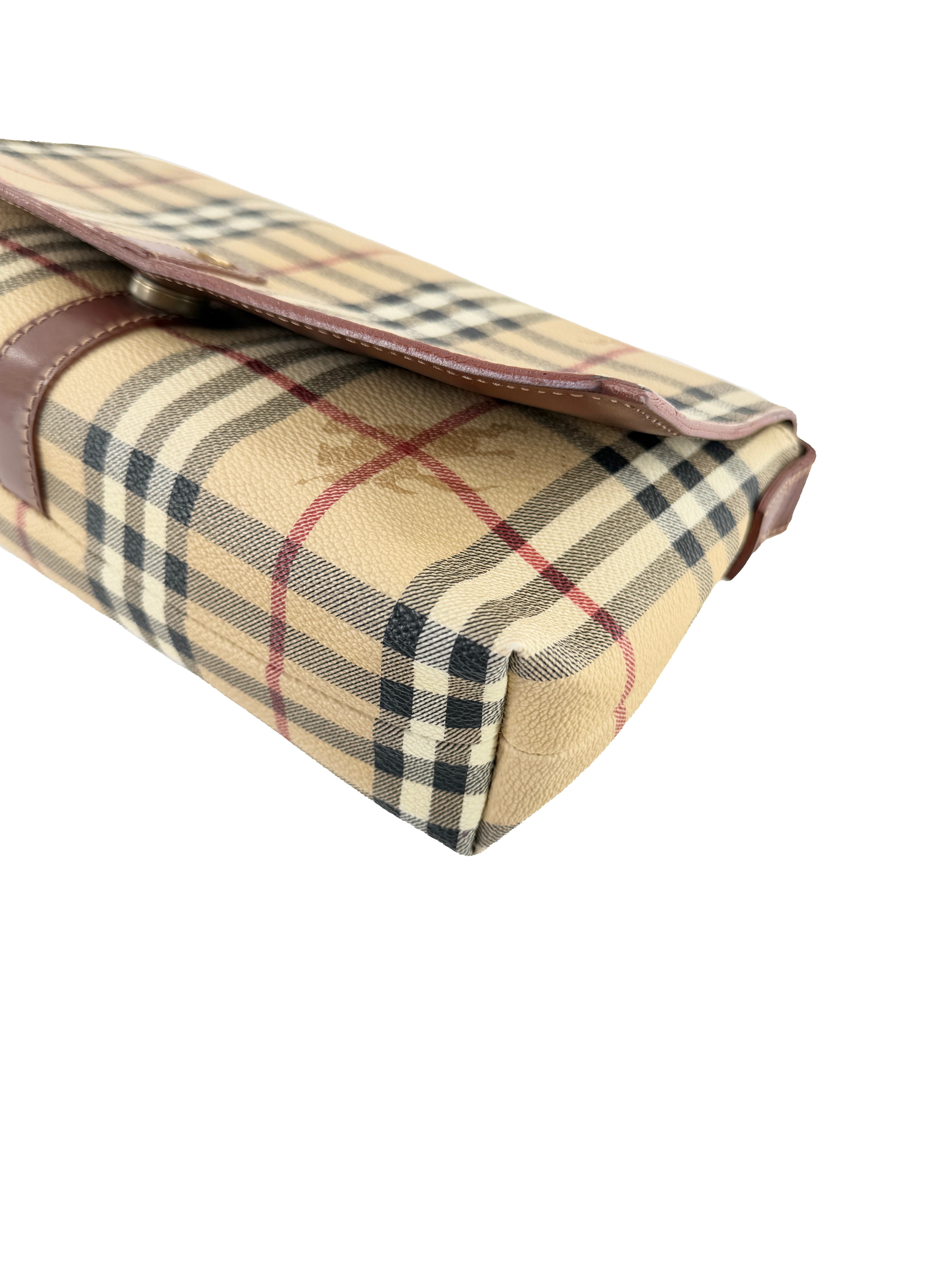 Burberry nova check shoulder bag T-03-1