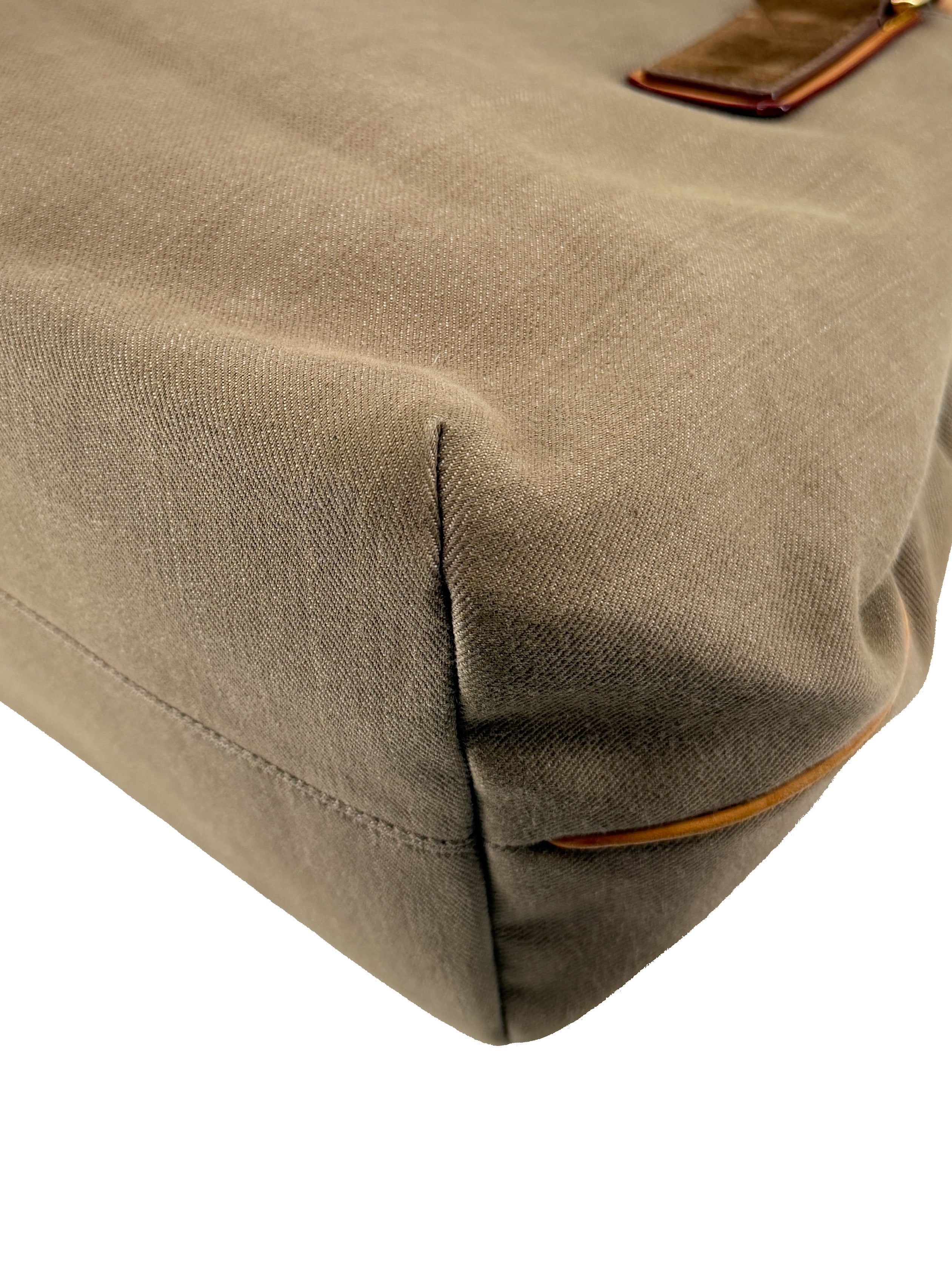 Louis Vuitton Articles de Voyage brown canvas tote FO1112