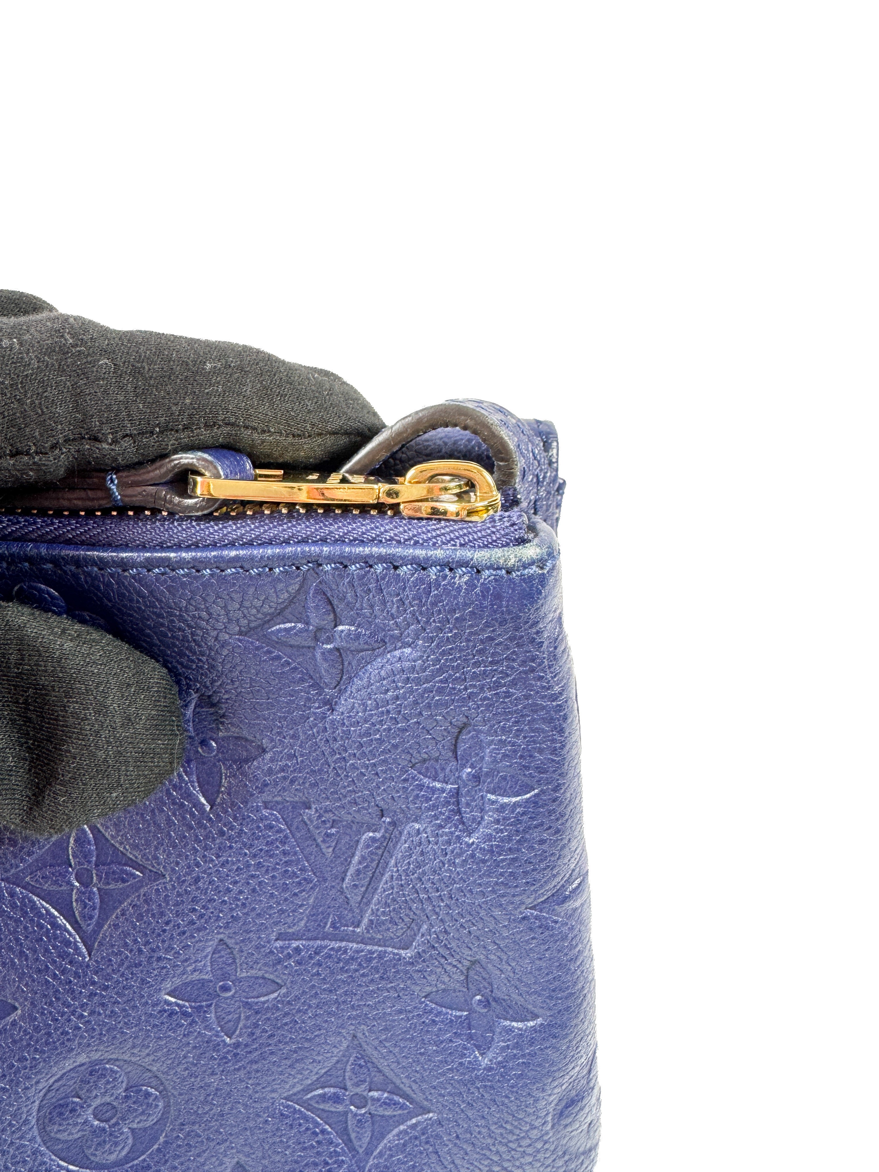 Louis Vuitton monogram navy empreinte leather Twice crossbody AR2185