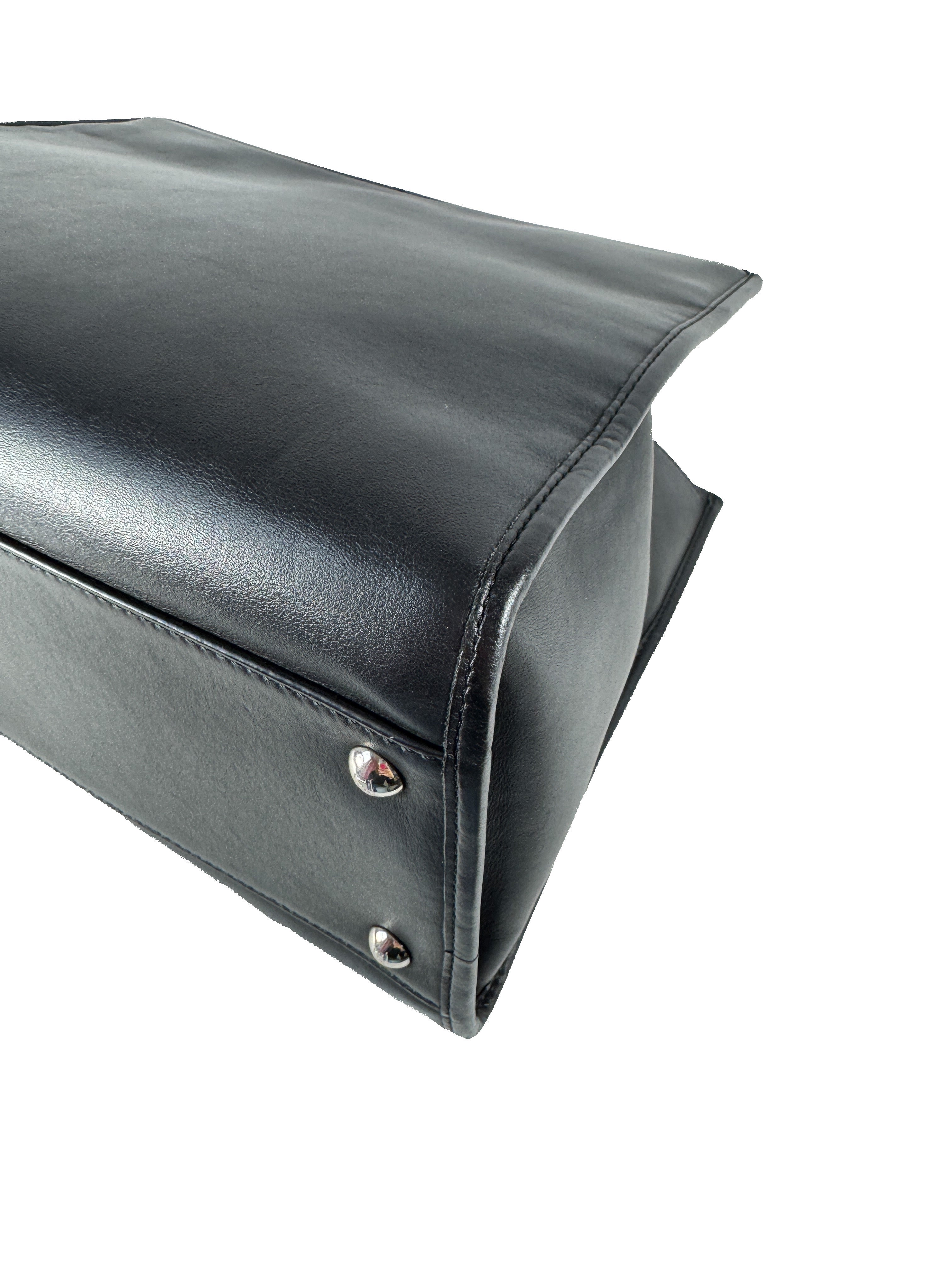 Fendi black leather medium Runaway bag 8BH34321H1798465