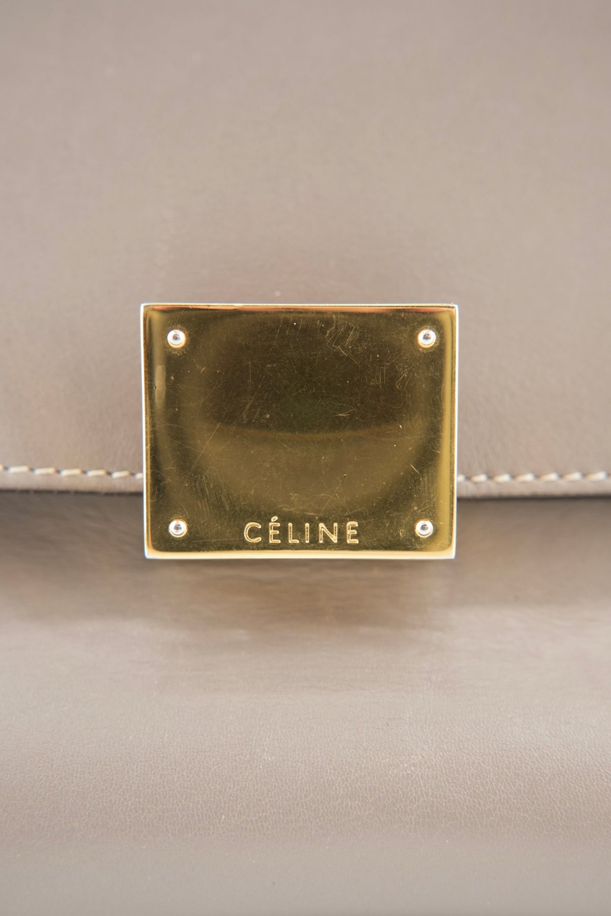 Celine gray taupe Trapeze 0134