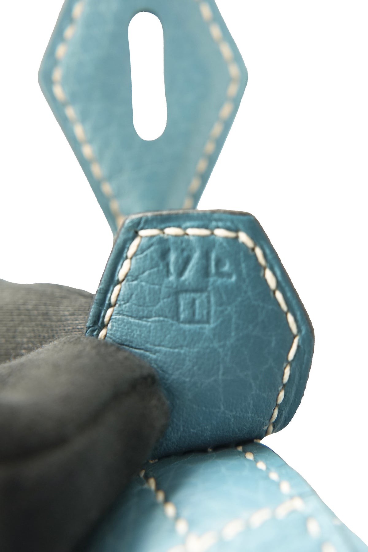 Hermes Bolide 35 blue jean Clemence