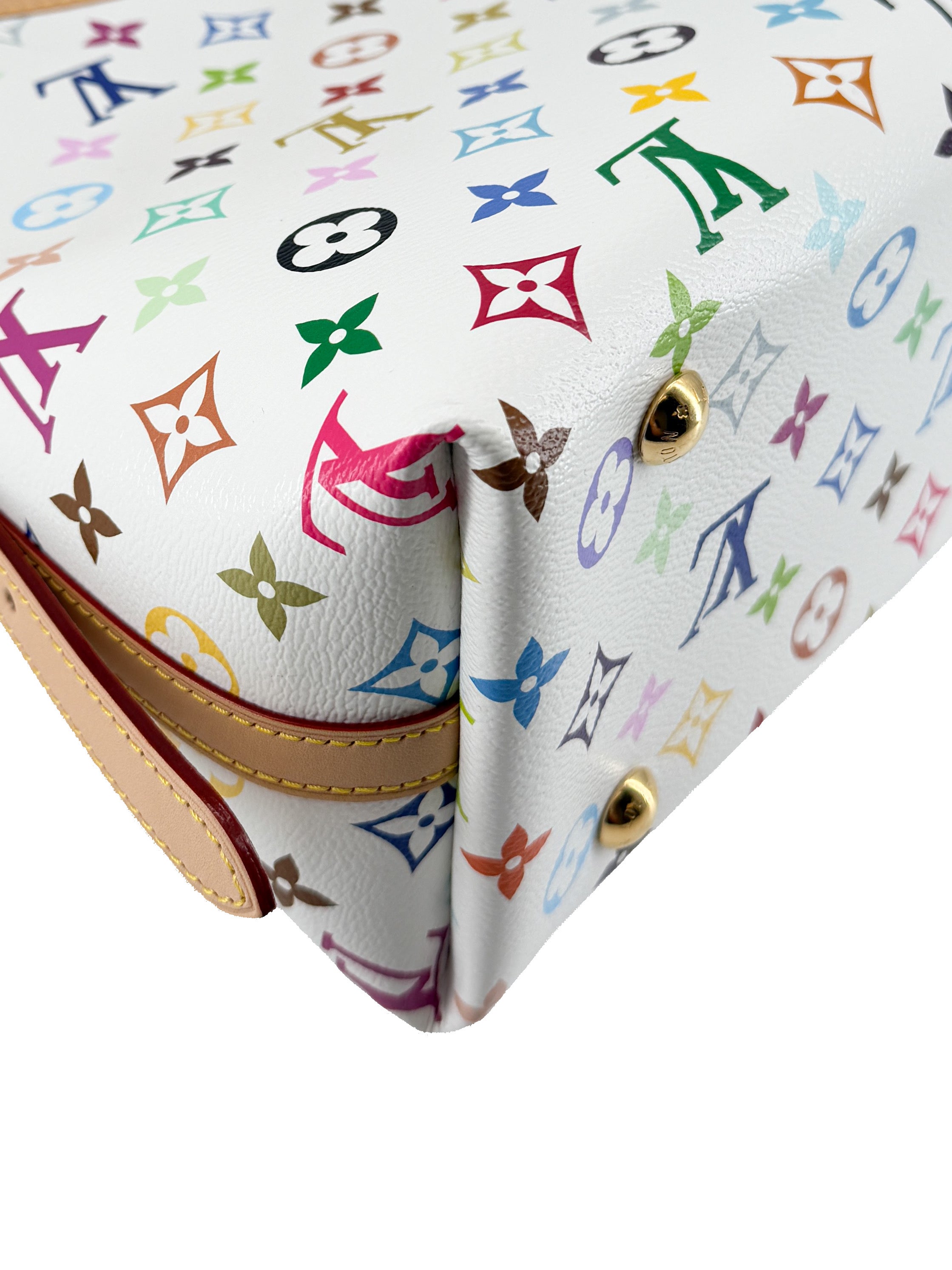 Louis Vuitton x TM white multicolor carryall NFC