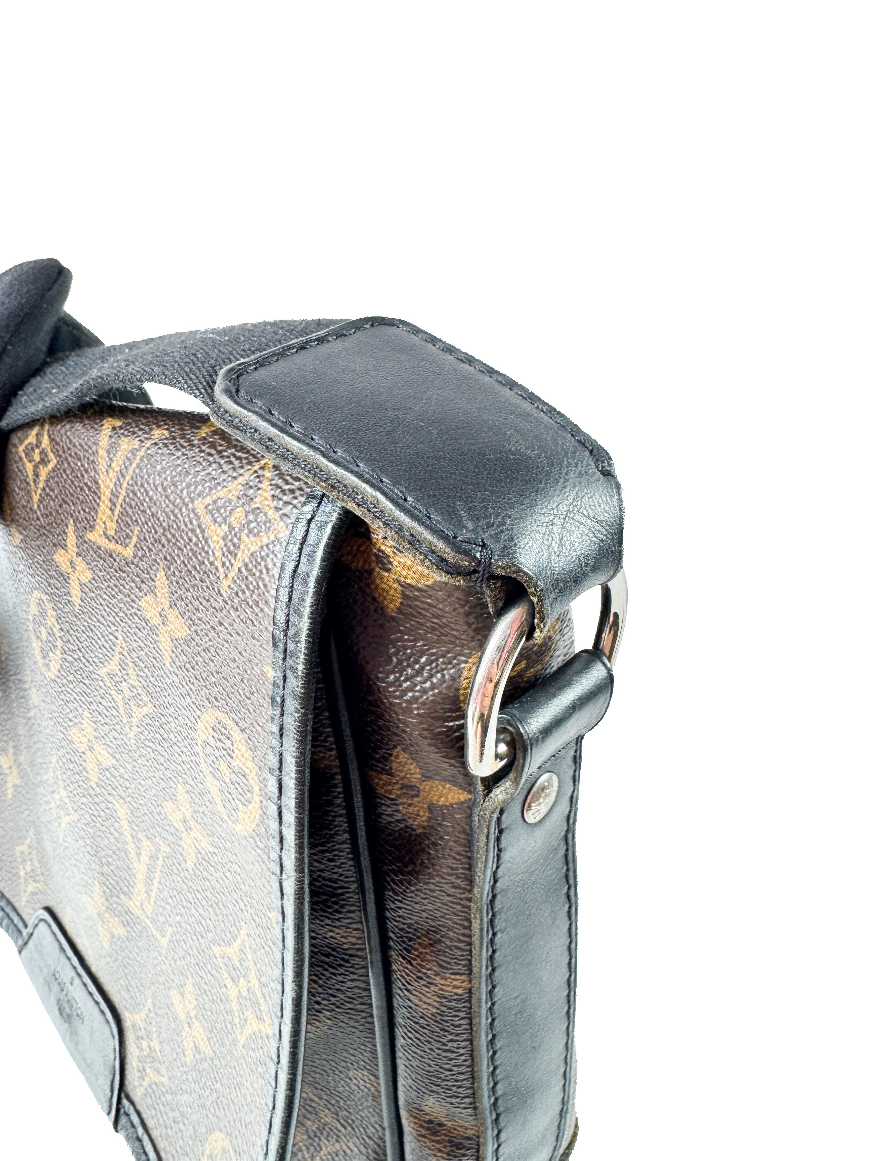 Louis Vuitton Bass Messenger Bag Macassar Monogram Canvas PM AA4171