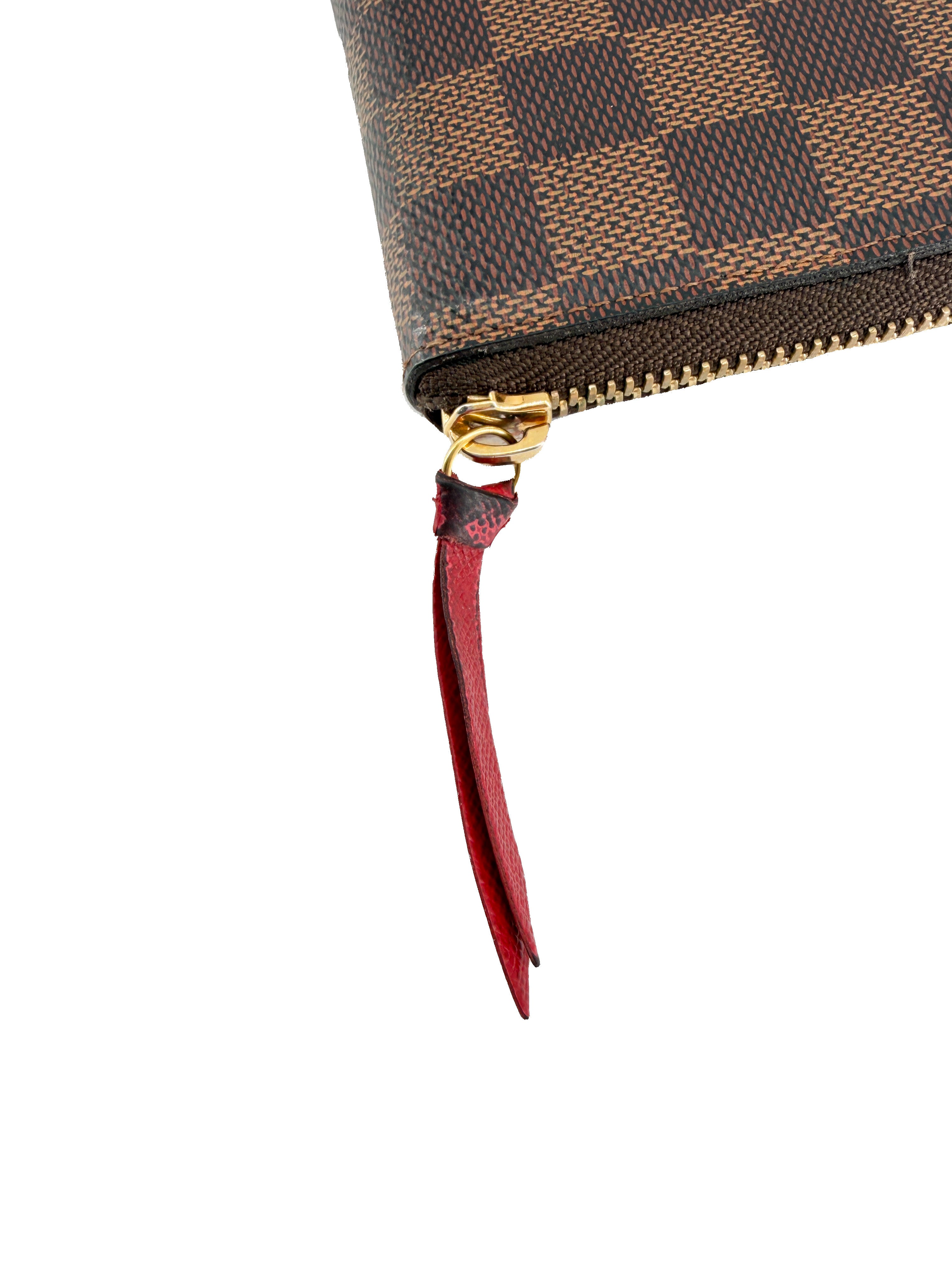 Louis Vuitton damier ebene Clemence wallet SF0281