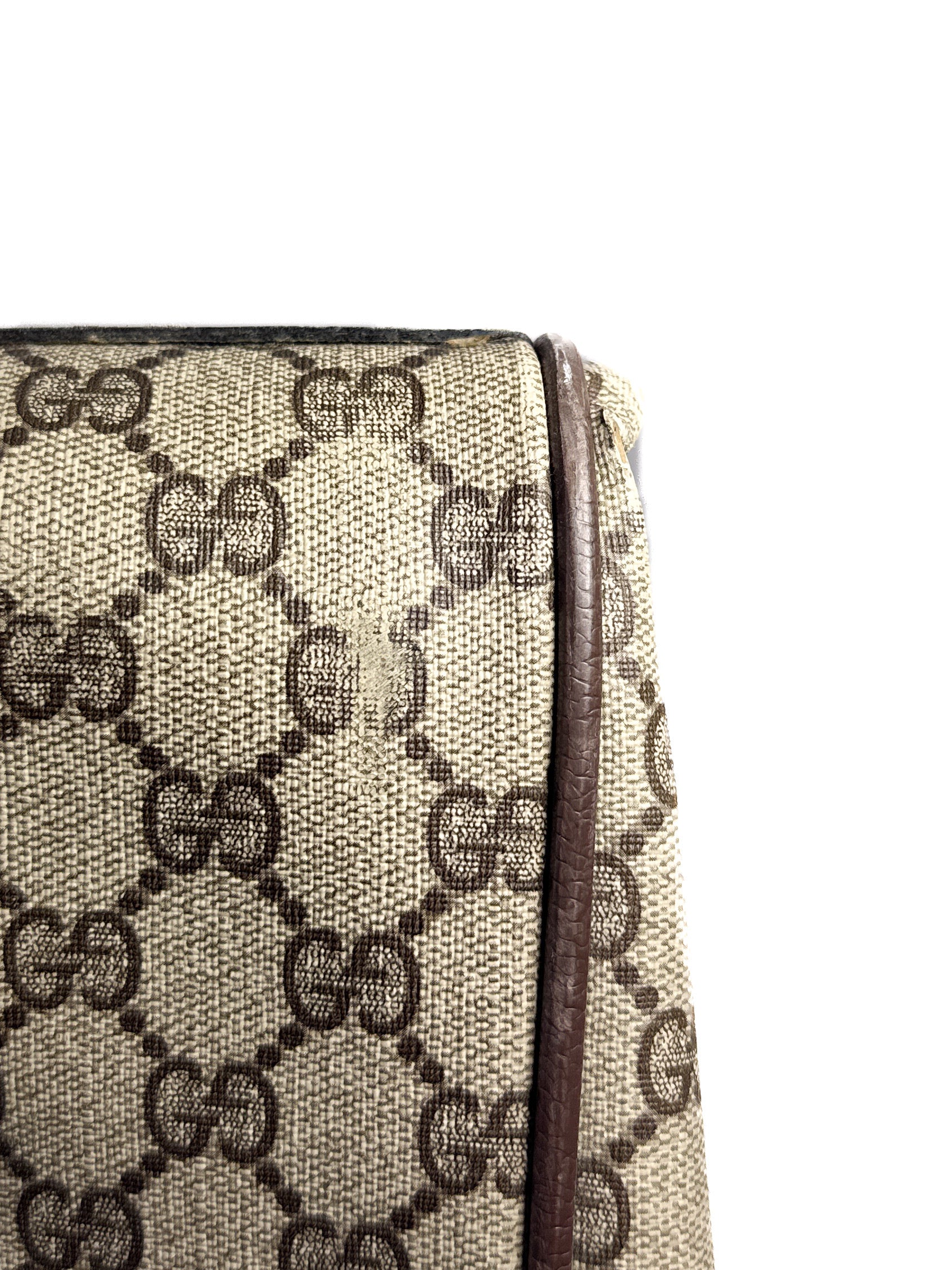 Gucci GG Supreme 1980s garment bag 24-011-594 **as is**